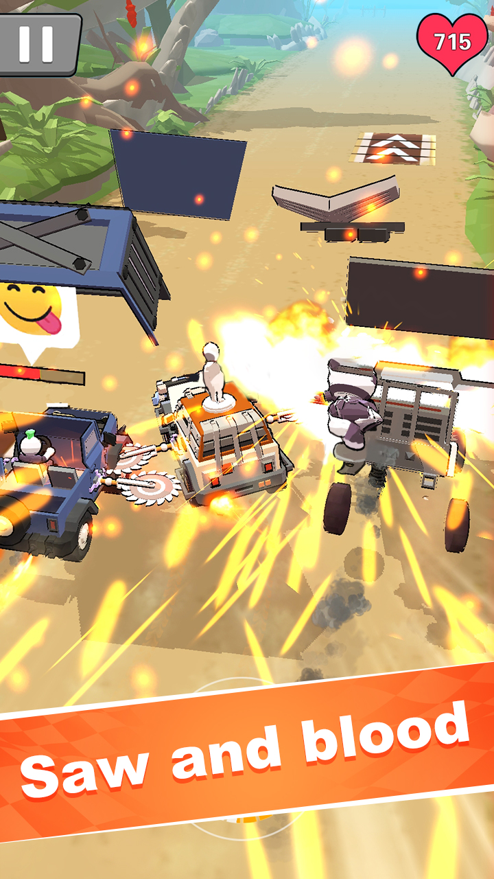 اسکرین شات 4 بازی Car Rush: Fighting & Racing