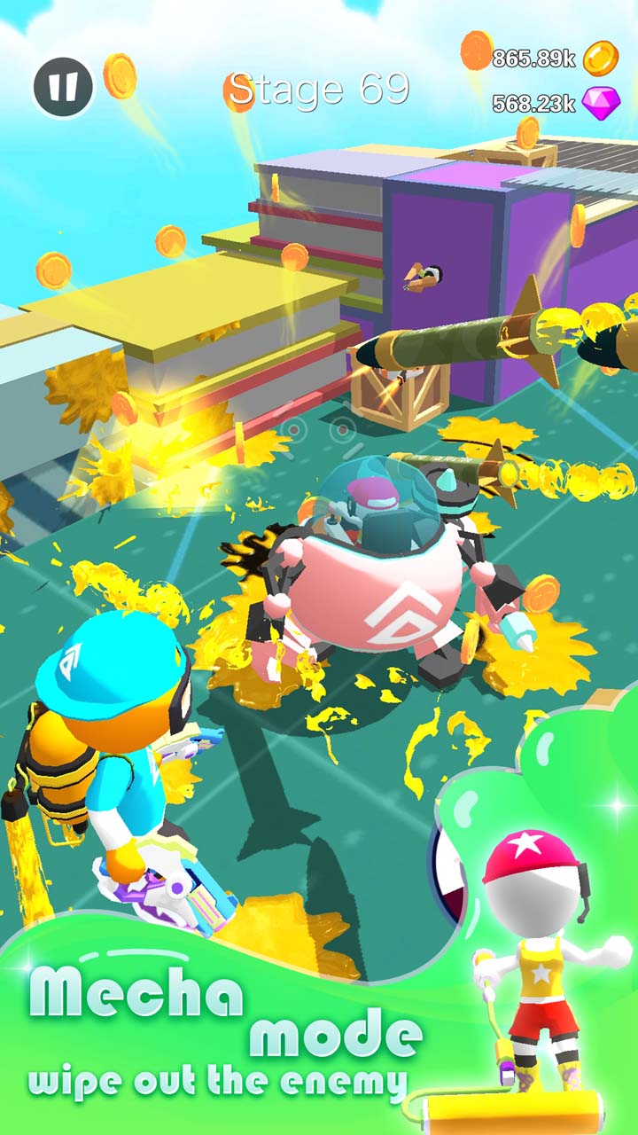 اسکرین شات 2 بازی Paint Warrior