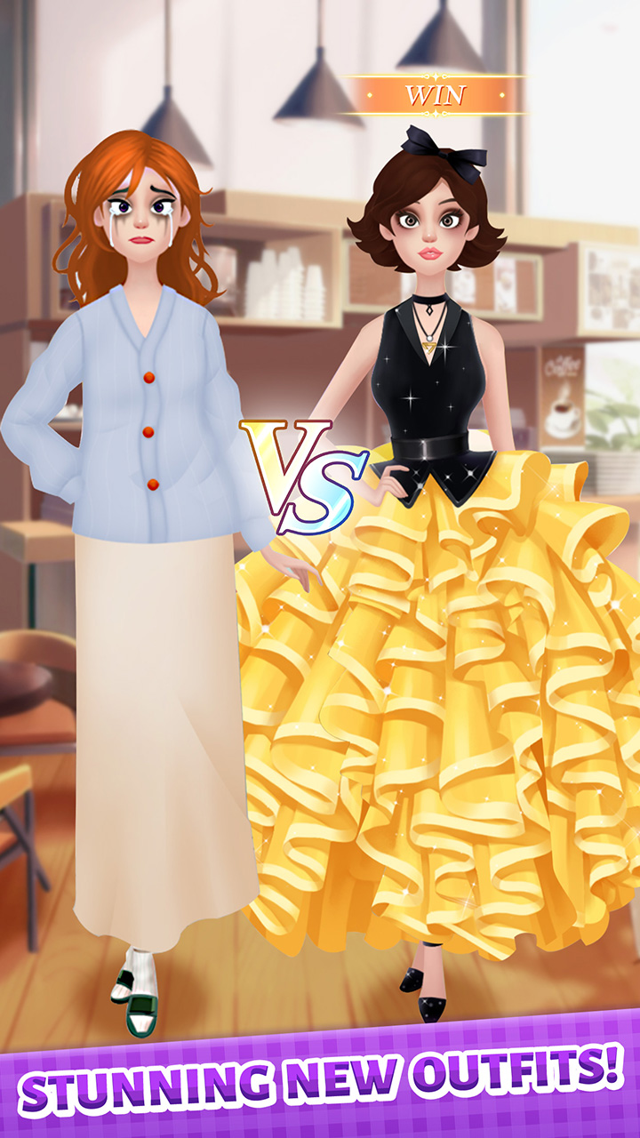 اسکرین شات 1 بازی Fashion Makeover:Match&Stories