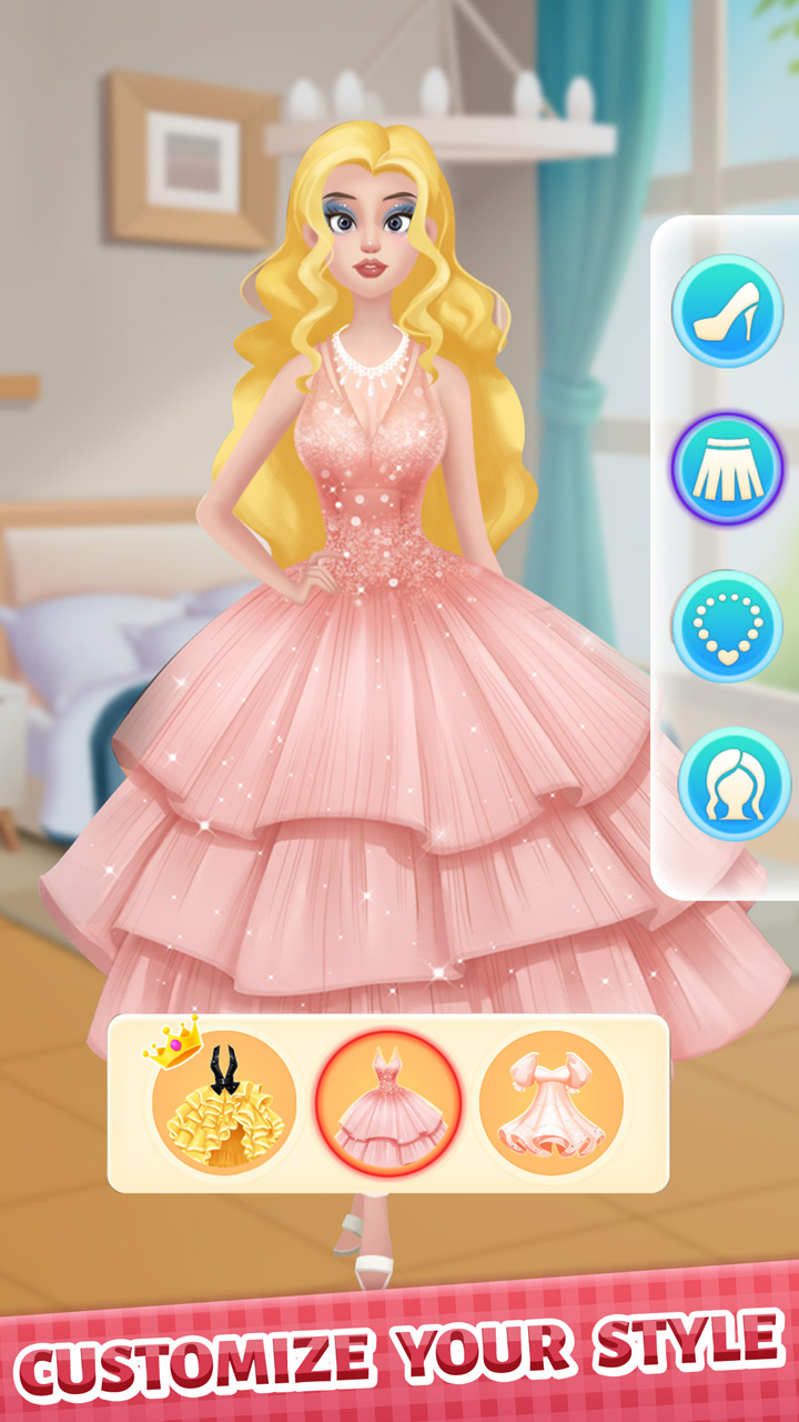 اسکرین شات 5 بازی Fashion Makeover:Match&Stories
