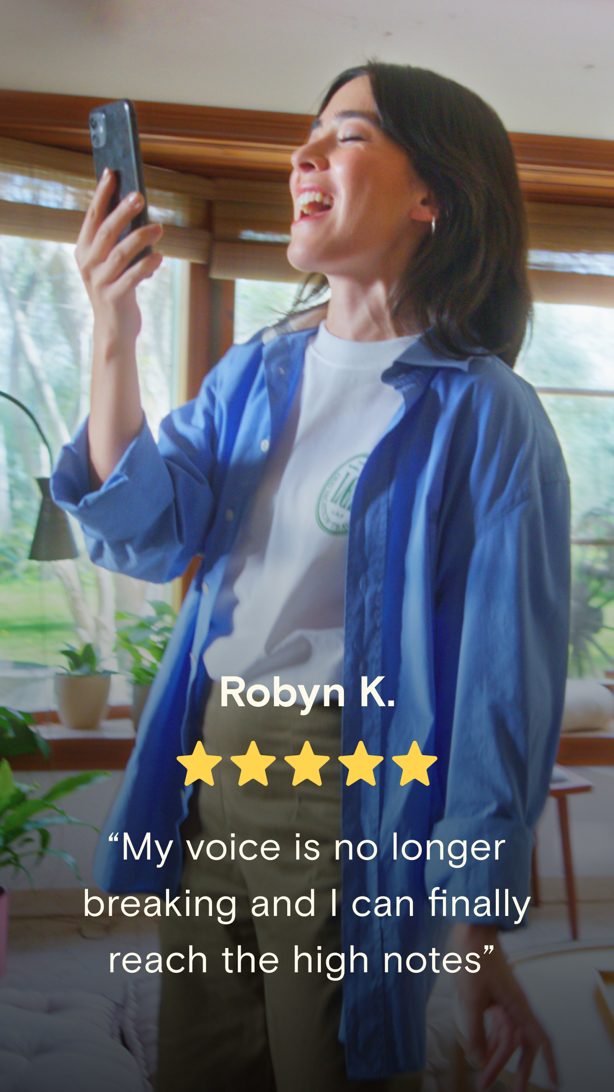 اسکرین شات 6 برنامه Simply Sing: My Singing App