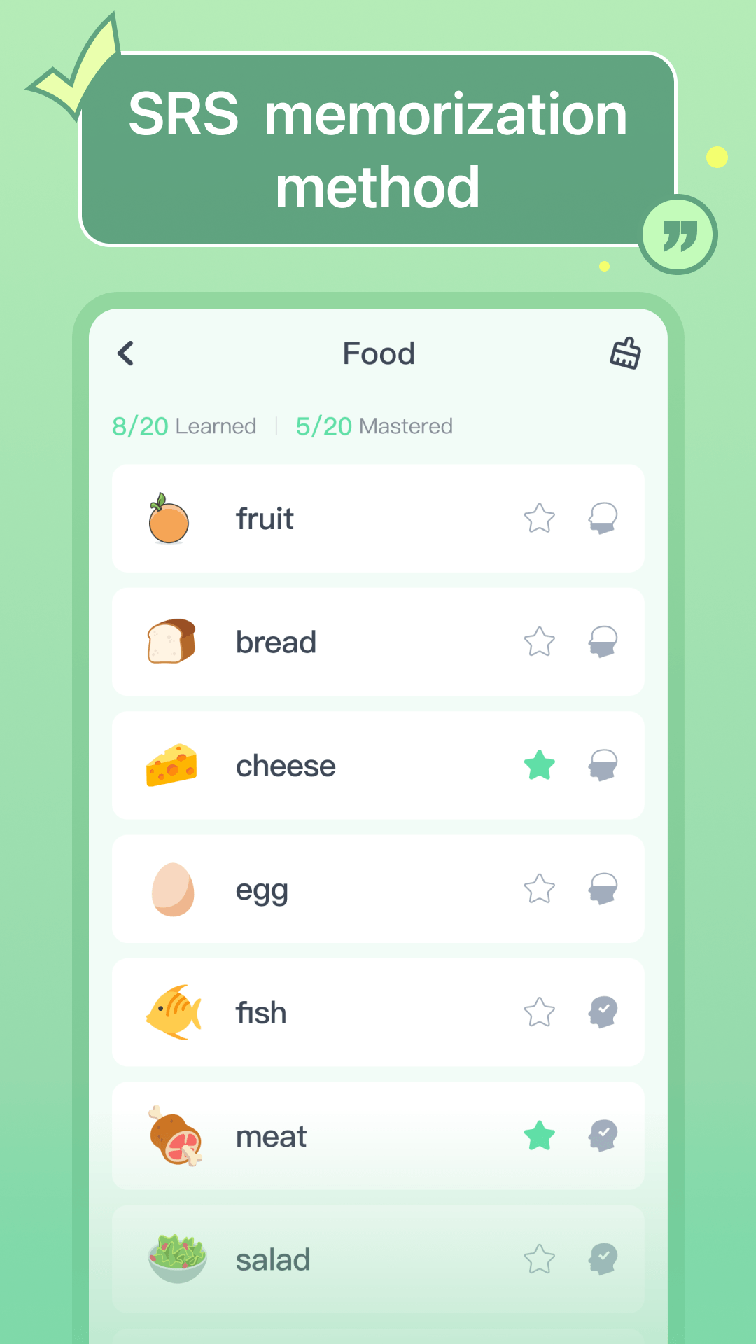 اسکرین شات 5 برنامه HelloWords Learn Languages Fun