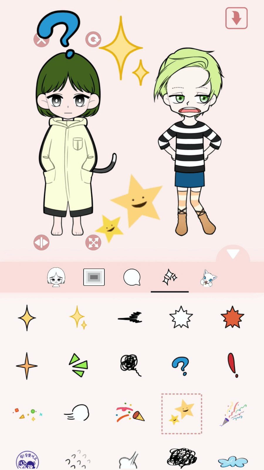 اسکرین شات 3 بازی K-pop Webtoon Character Girls