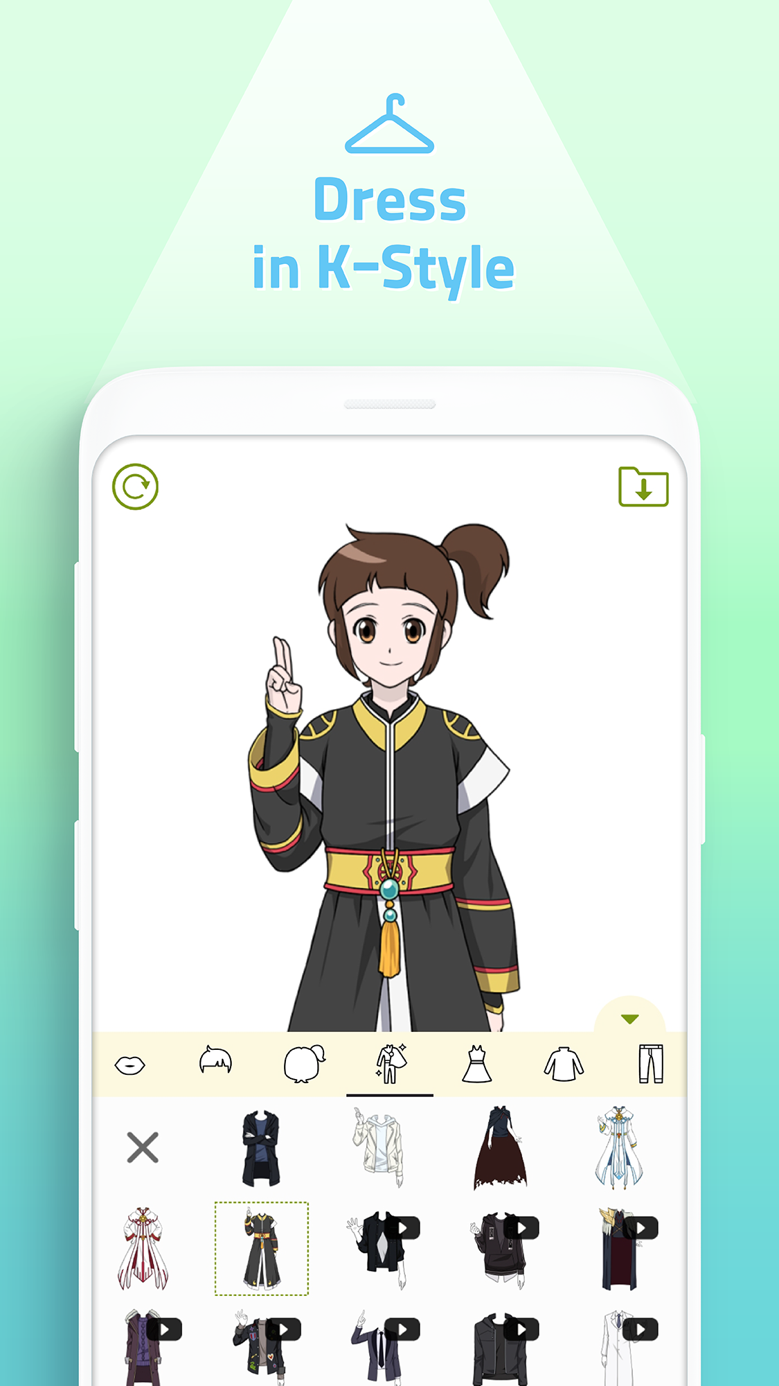 اسکرین شات 3 بازی ShinVatar: K-pop style mini-me