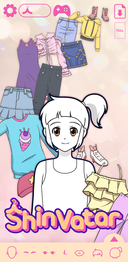 اسکرین شات 2 بازی ShinVatar: K-pop style mini-me