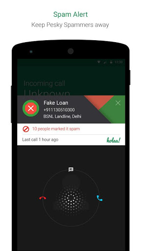 اسکرین شات 5 برنامه Holaa! Caller ID & Call Block