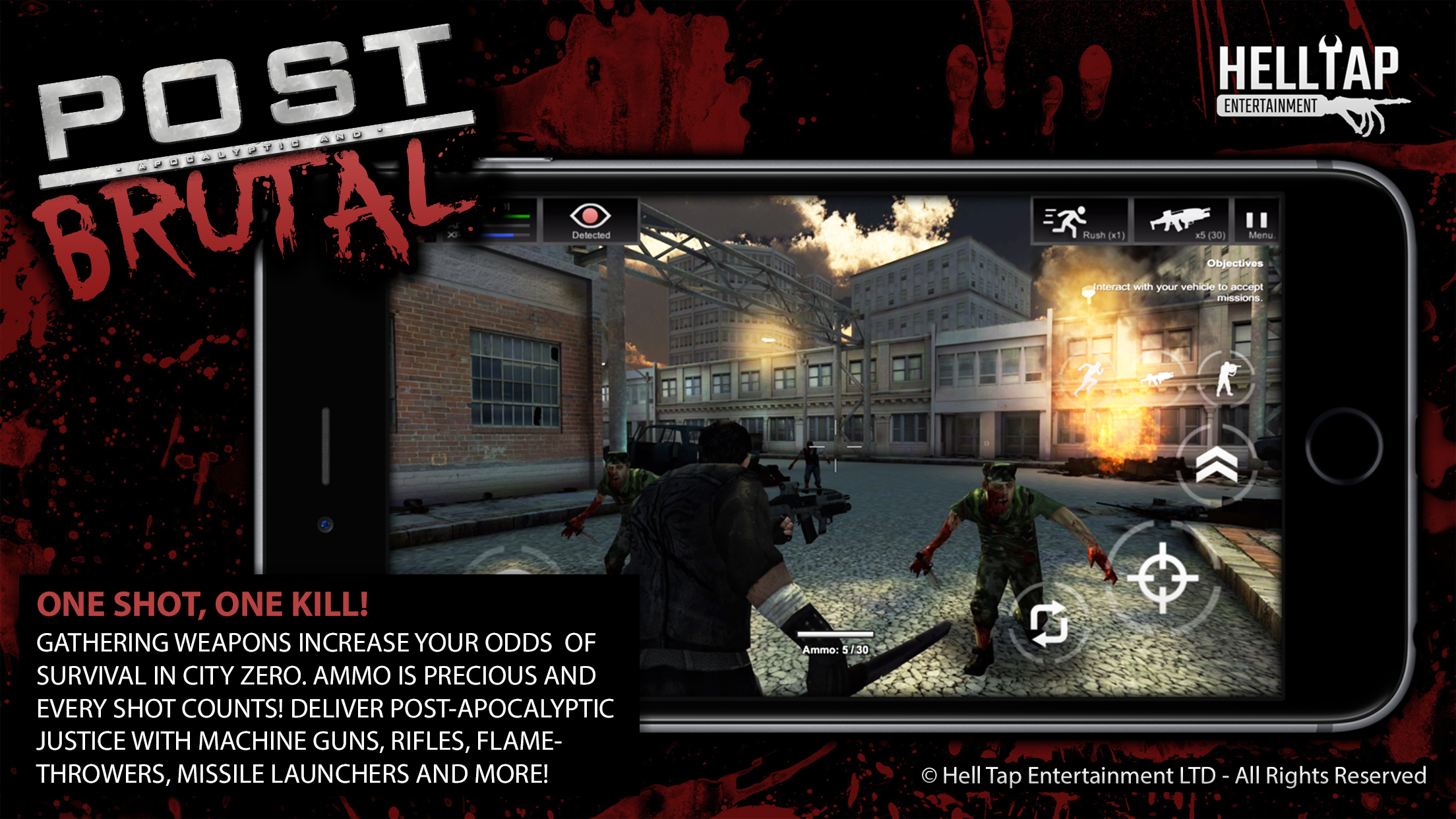 اسکرین شات 3 بازی Post Brutal: Zombie Action RPG