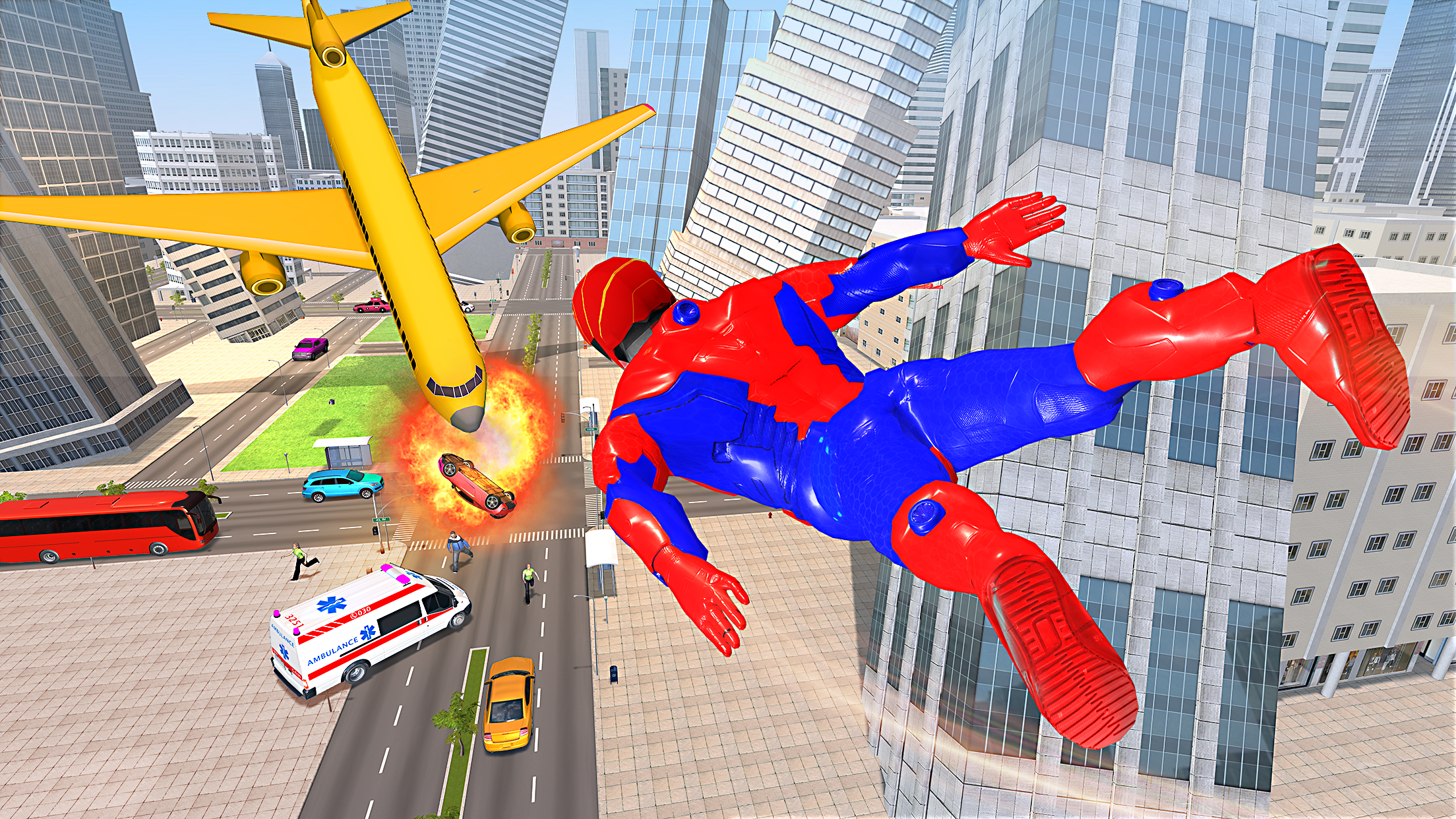 اسکرین شات 2 بازی Speed Superhero Rescue Games