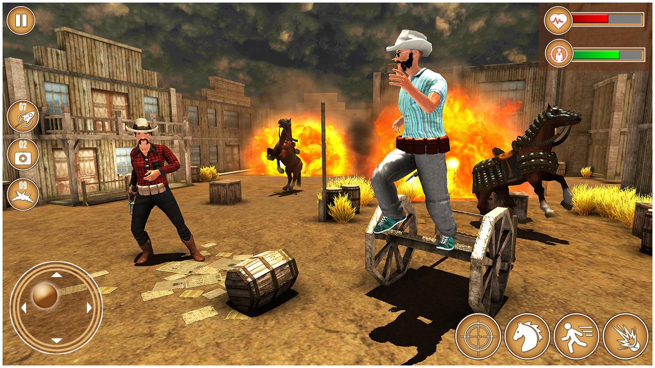 اسکرین شات 5 بازی Cowboy Battle: Cowboy Games
