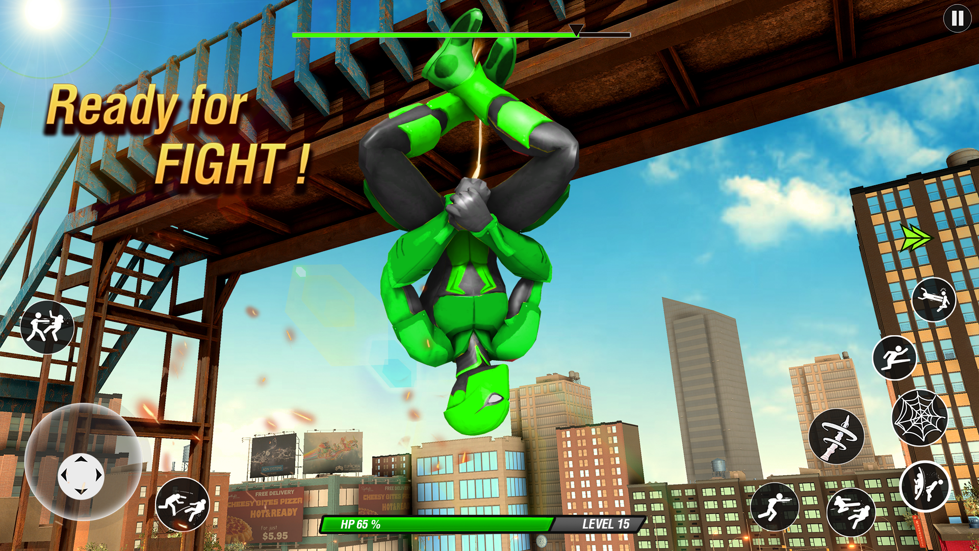 اسکرین شات 3 بازی Superhero Fighter: Spider Rope