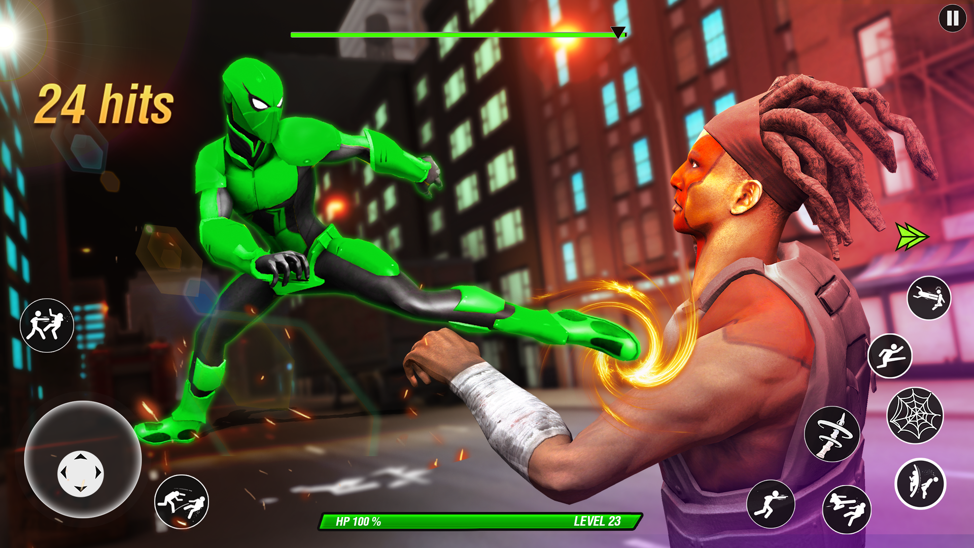 اسکرین شات 1 بازی Superhero Fighter: Spider Rope