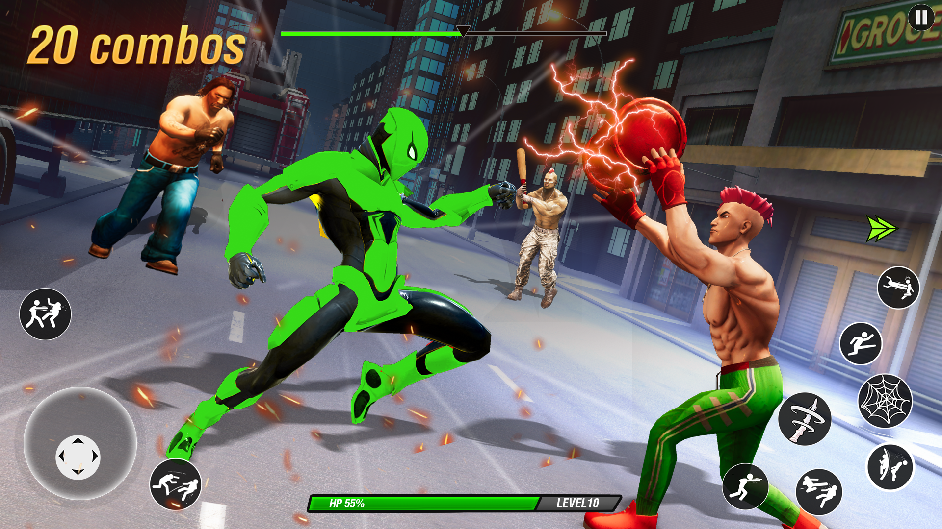 اسکرین شات 4 بازی Superhero Fighter: Spider Rope