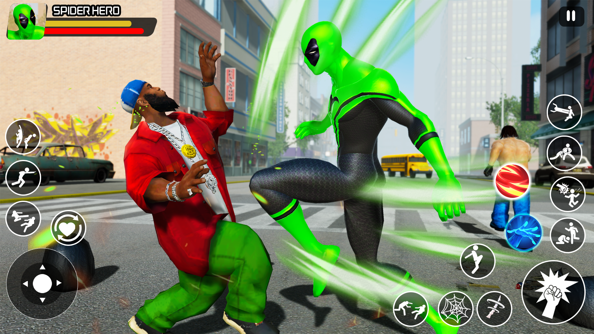 اسکرین شات 3 بازی Spider Rope Hero: Crime Battle