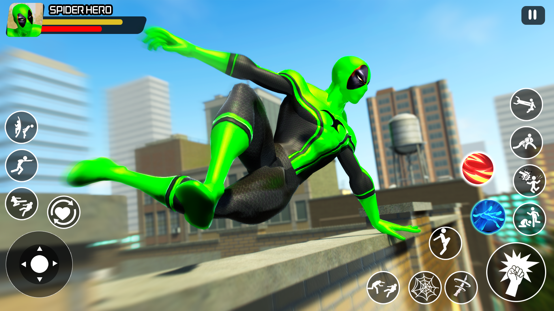 اسکرین شات 2 بازی Spider Rope Hero: Crime Battle