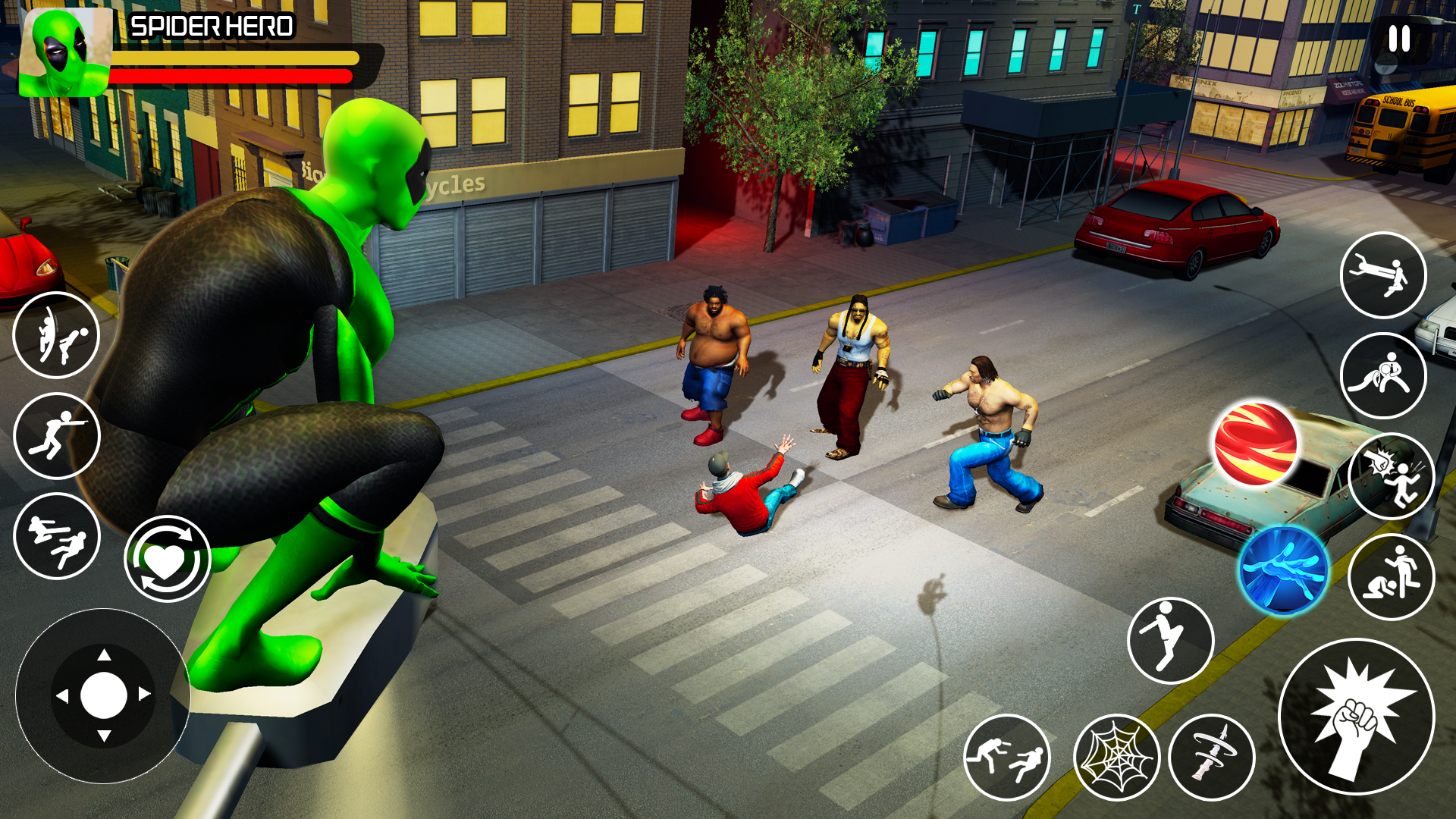 اسکرین شات 1 بازی Spider Rope Hero: Crime Battle