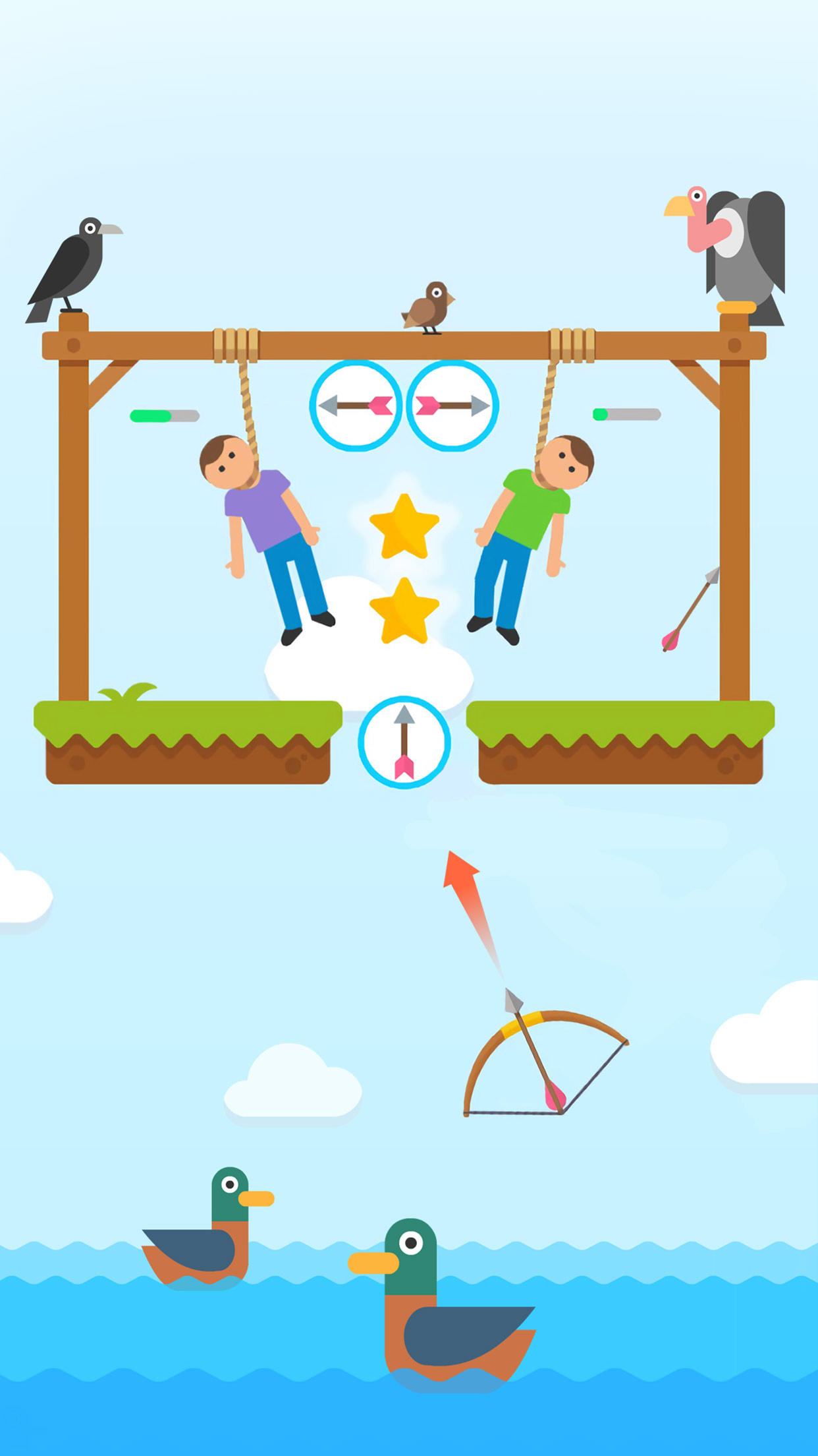 اسکرین شات 4 بازی Gibbets：Bow Master！Arrow Games