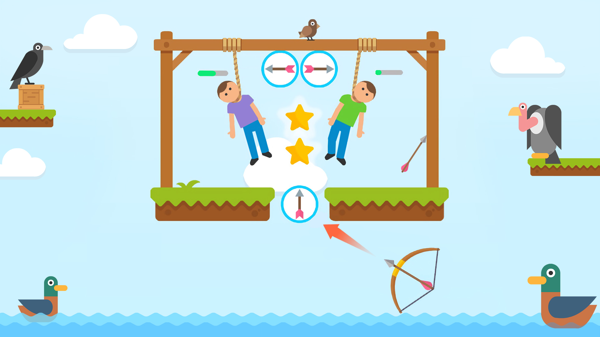 اسکرین شات 8 بازی Gibbets：Bow Master！Arrow Games