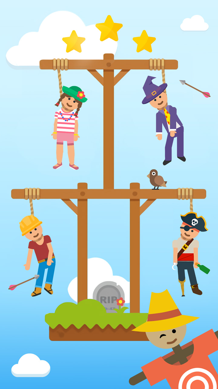 اسکرین شات 1 بازی Gibbets：Bow Master！Arrow Games