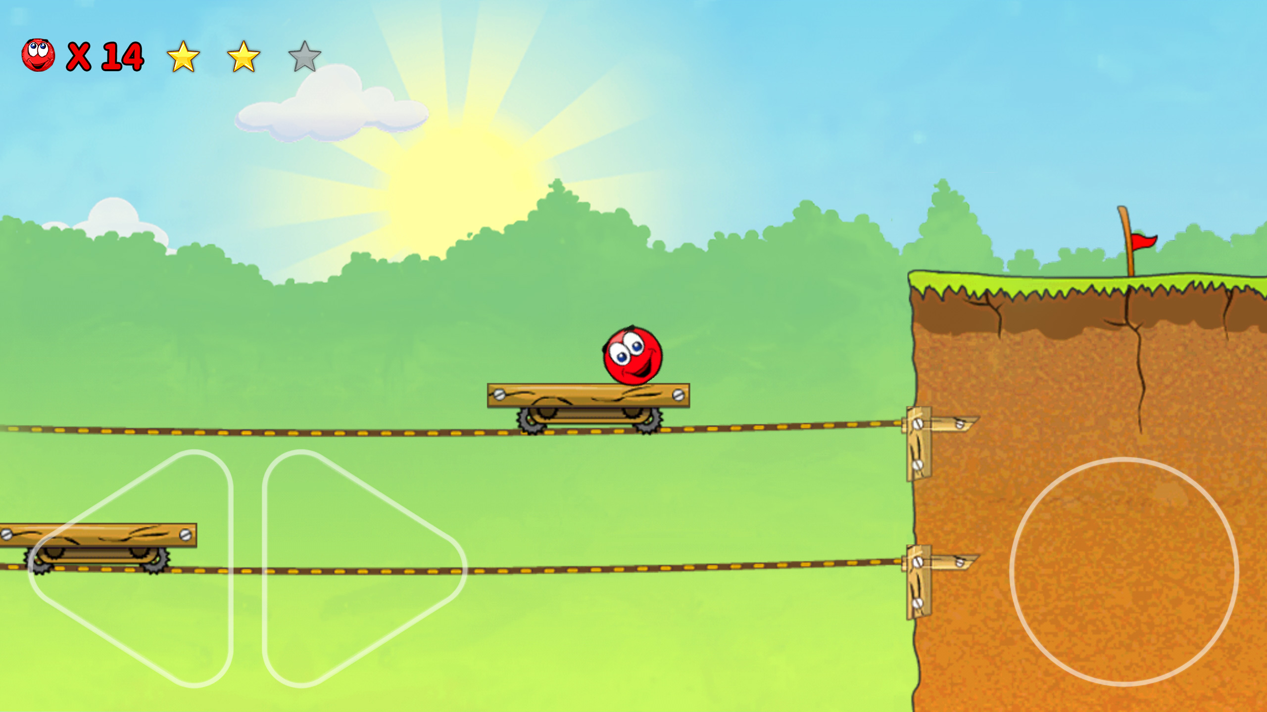 اسکرین شات 1 بازی Red Ball 3: Jump for Love! Bou