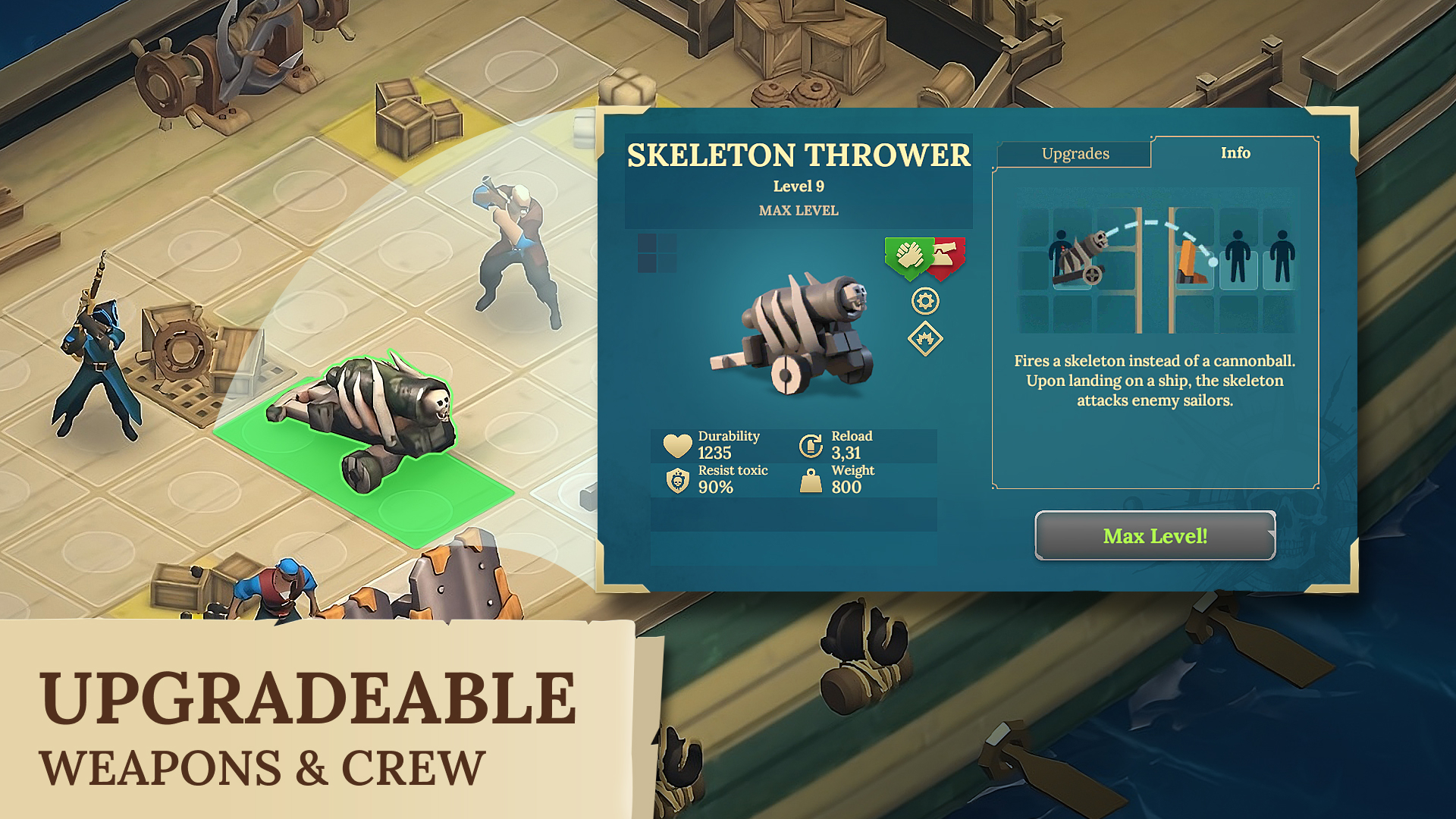 اسکرین شات 5 بازی Pirate Ships・Build and Fight