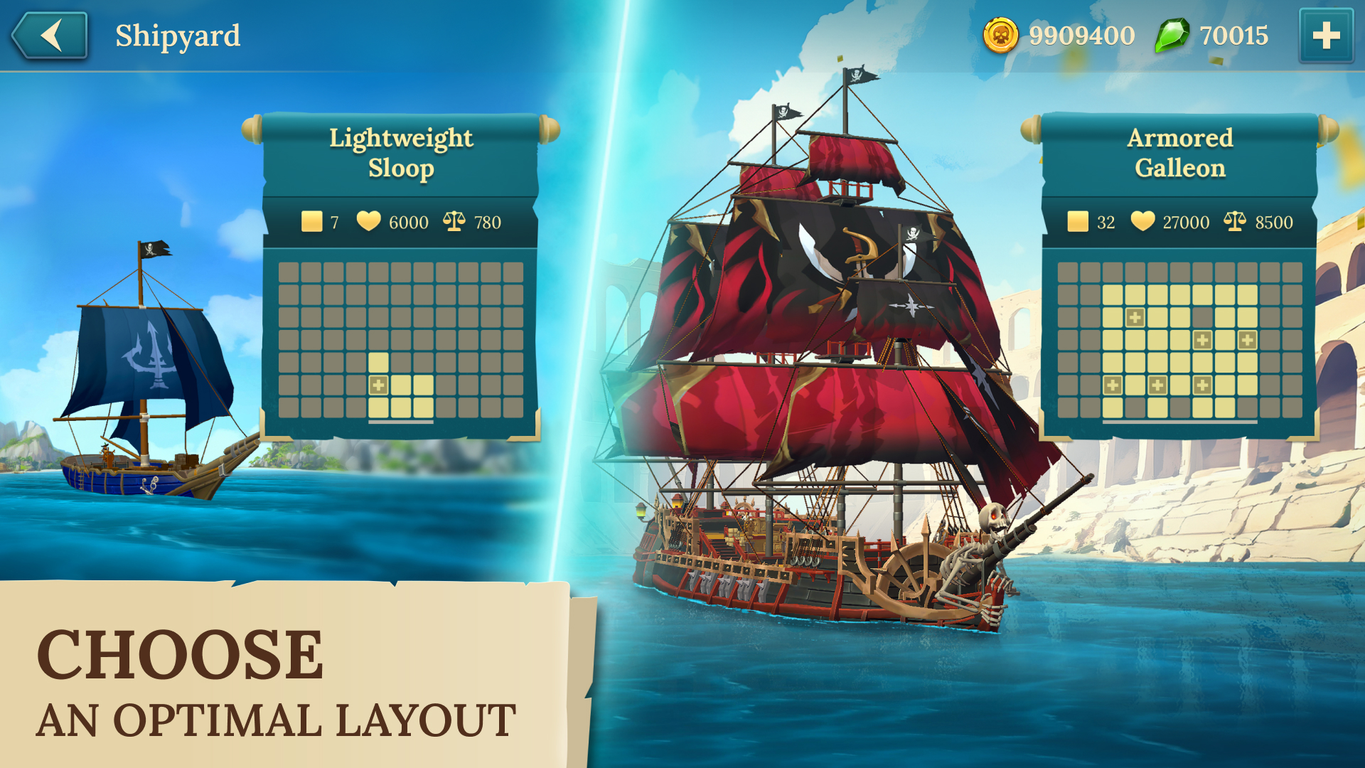 اسکرین شات 3 بازی Pirate Ships・Build and Fight