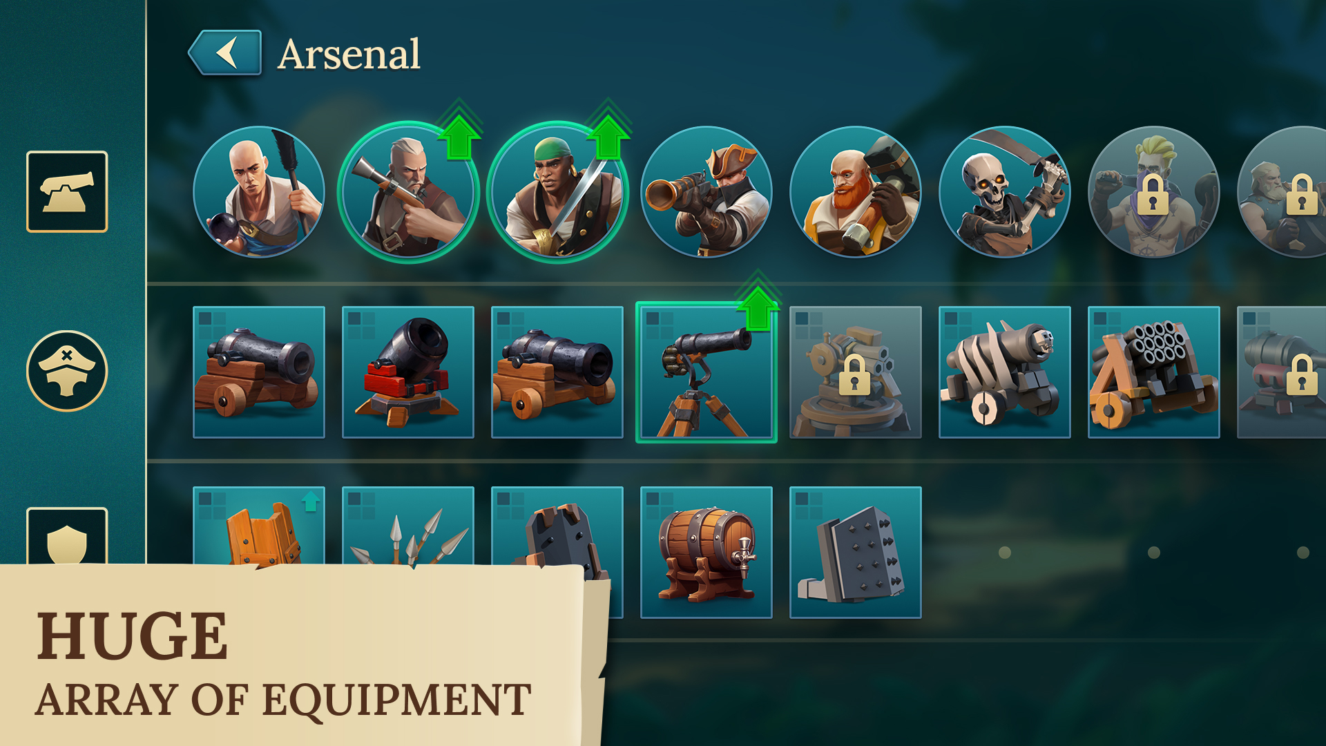 اسکرین شات 4 بازی Pirate Ships・Build and Fight