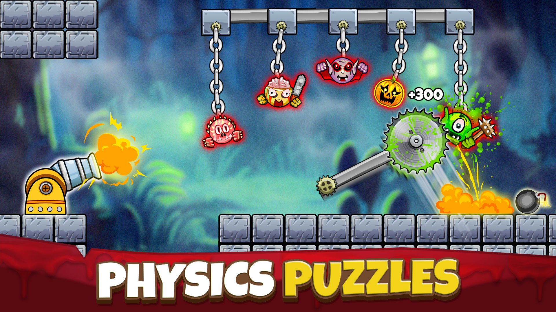 اسکرین شات 2 بازی Crush the Monsters: Fun Puzzle