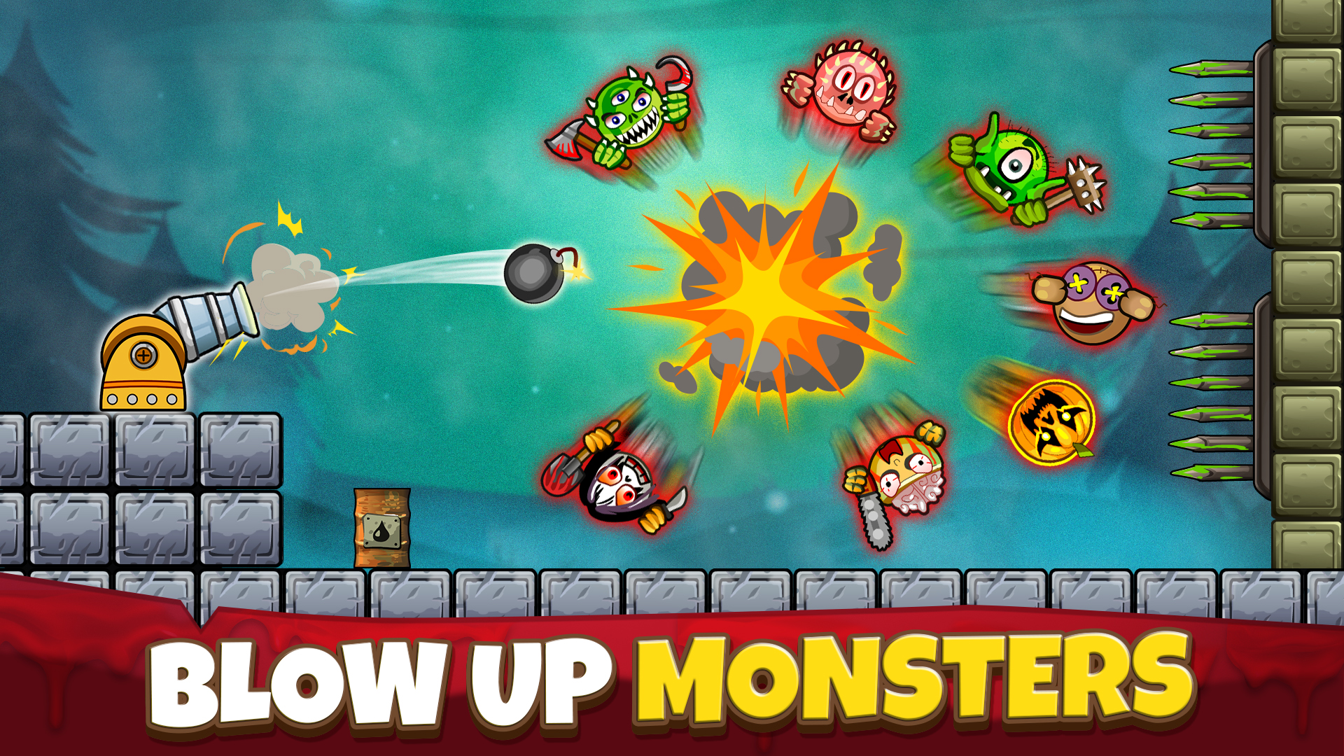 اسکرین شات 1 بازی Crush the Monsters: Fun Puzzle