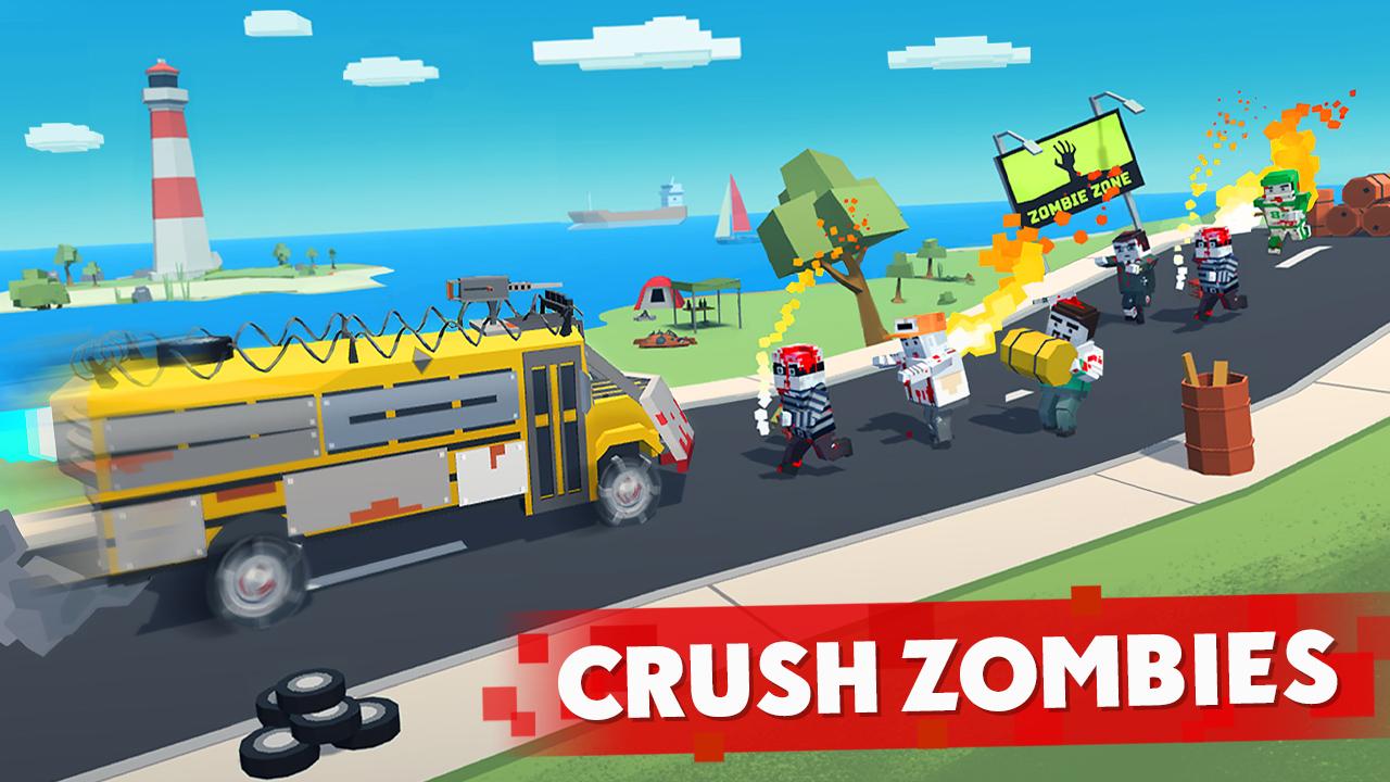 اسکرین شات 1 بازی Zombie Derby: Pixel Survival