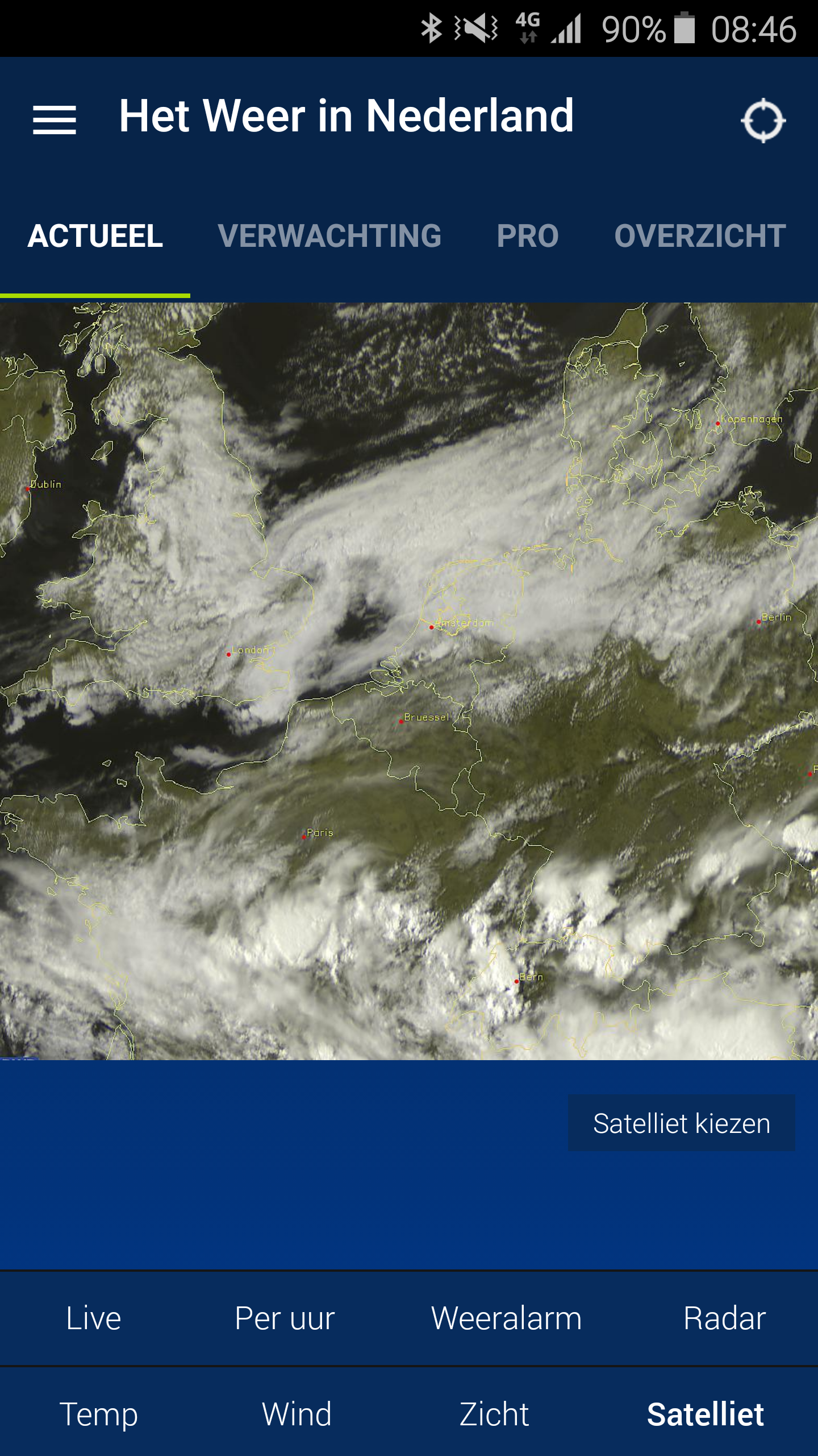 اسکرین شات 2 برنامه Weather in Holland: the app