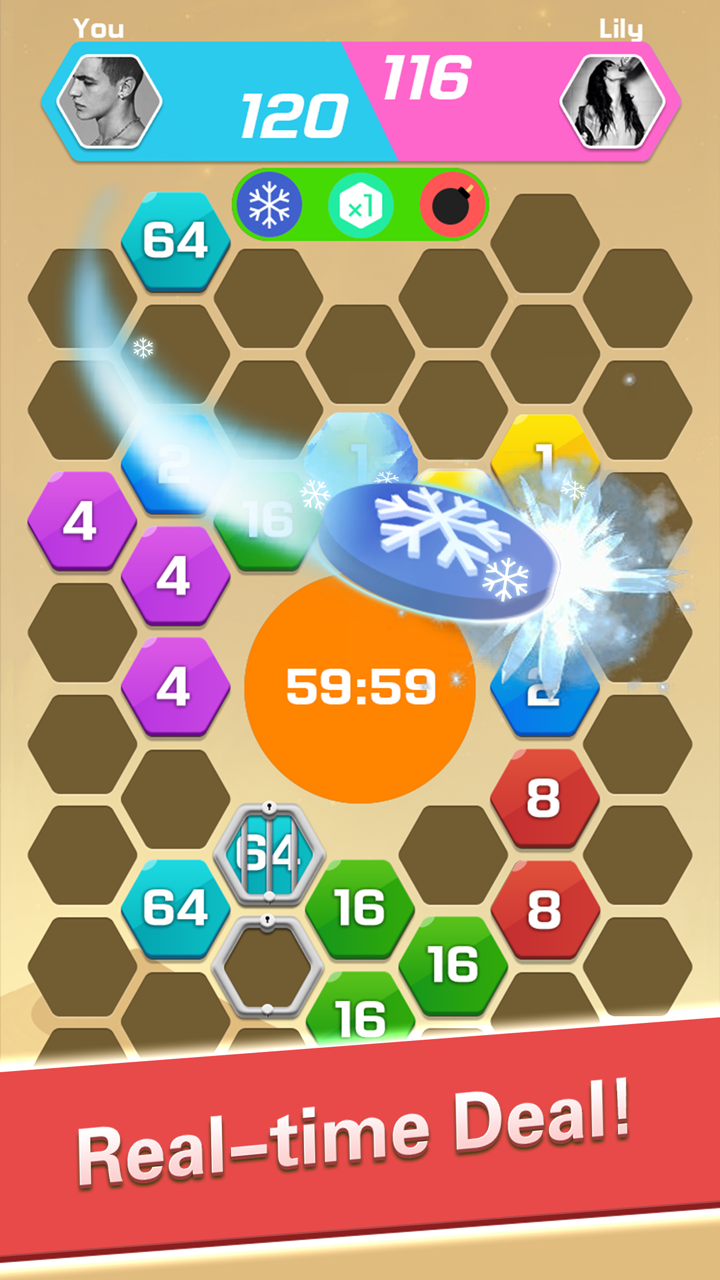 اسکرین شات 6 بازی Merge Block Puzzle - 2048 Hexa