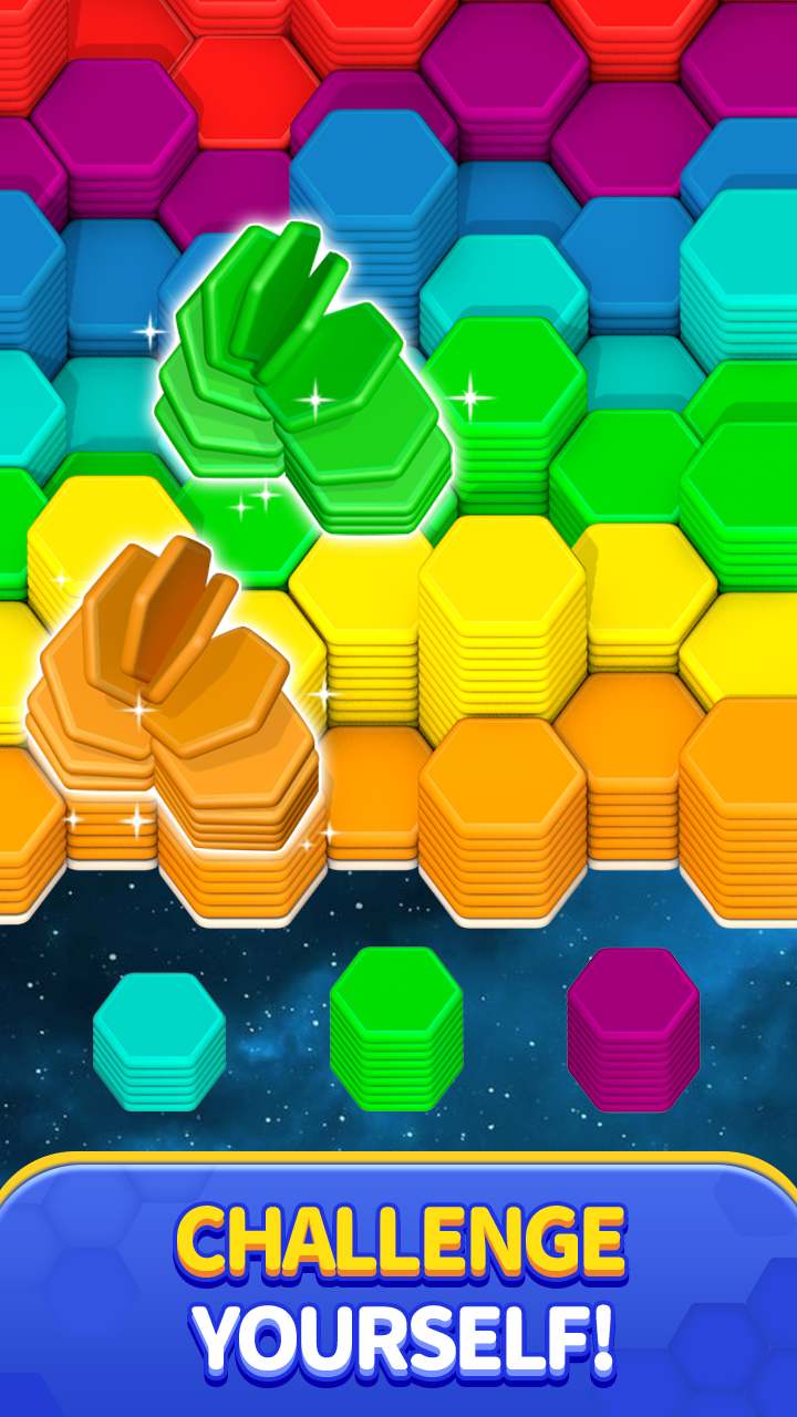 اسکرین شات 3 بازی Hexa Master 3D - Color Sort