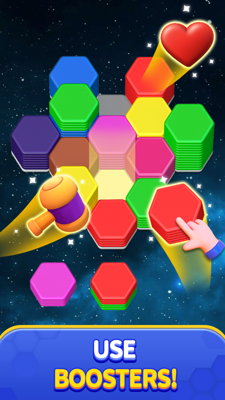 اسکرین شات 5 بازی Hexa Master 3D - Color Sort