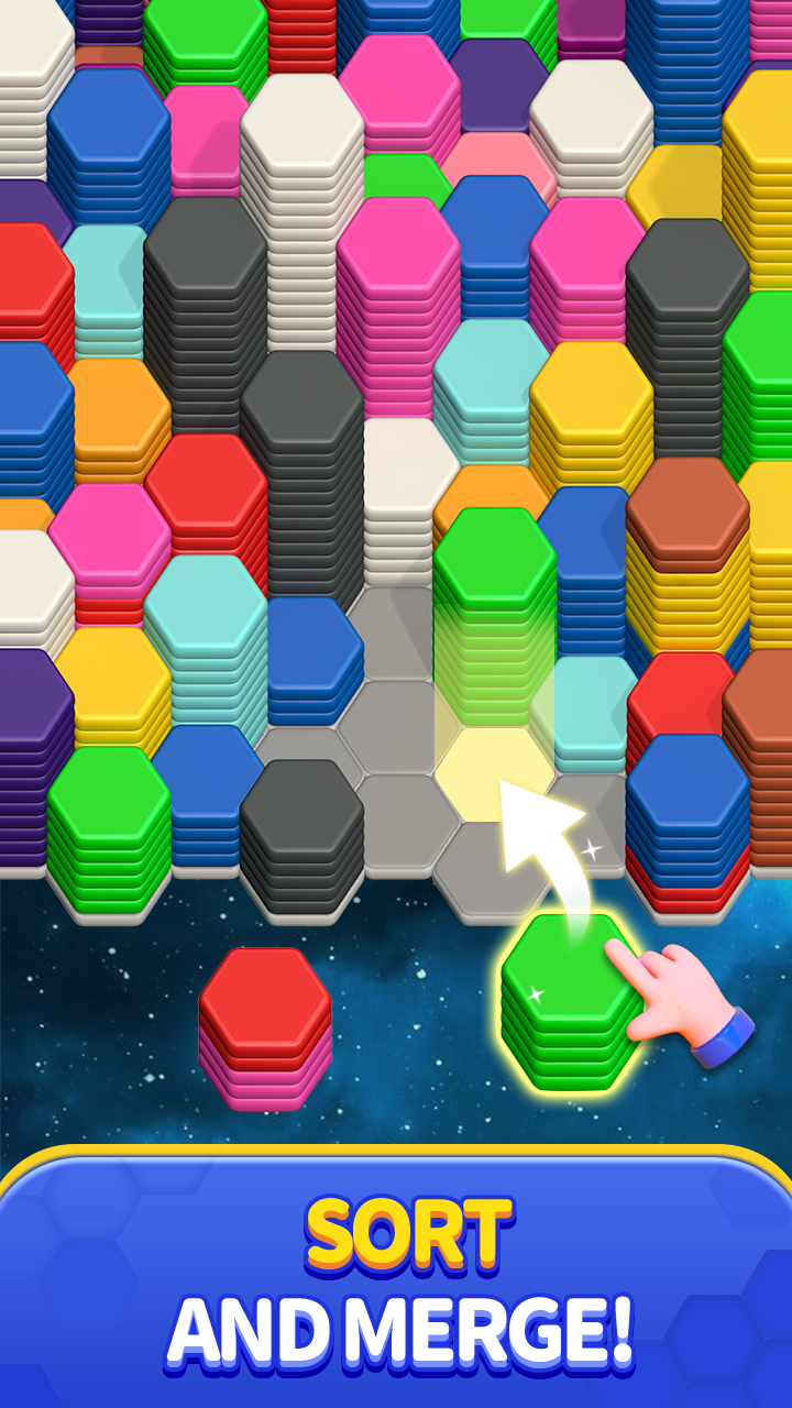 اسکرین شات 2 بازی Hexa Master 3D - Color Sort