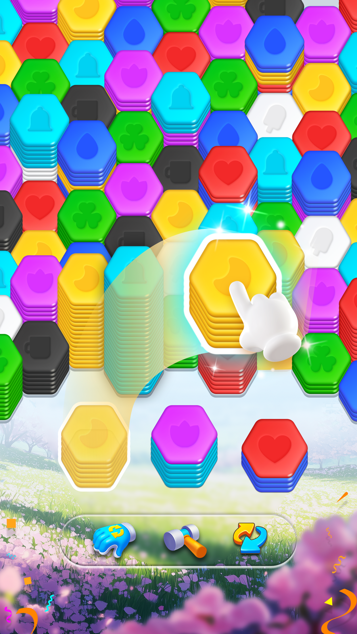 اسکرین شات 1 بازی Dream Hex®: ASMR 3D Merge Game