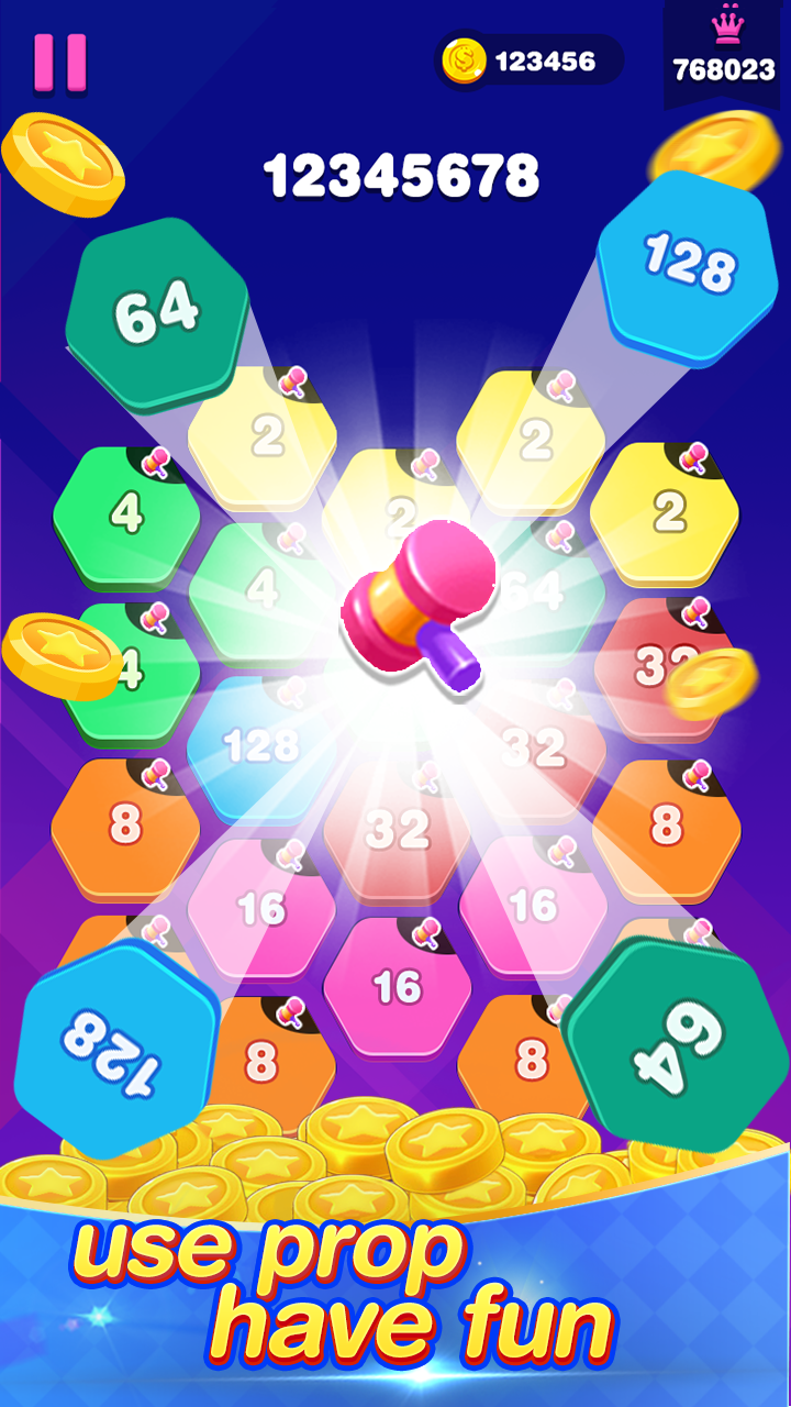 اسکرین شات 1 بازی HexaPop Link 2248