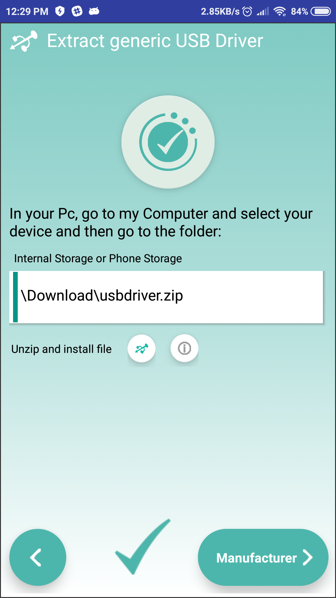 اسکرین شات 2 برنامه USB Driver all phones
