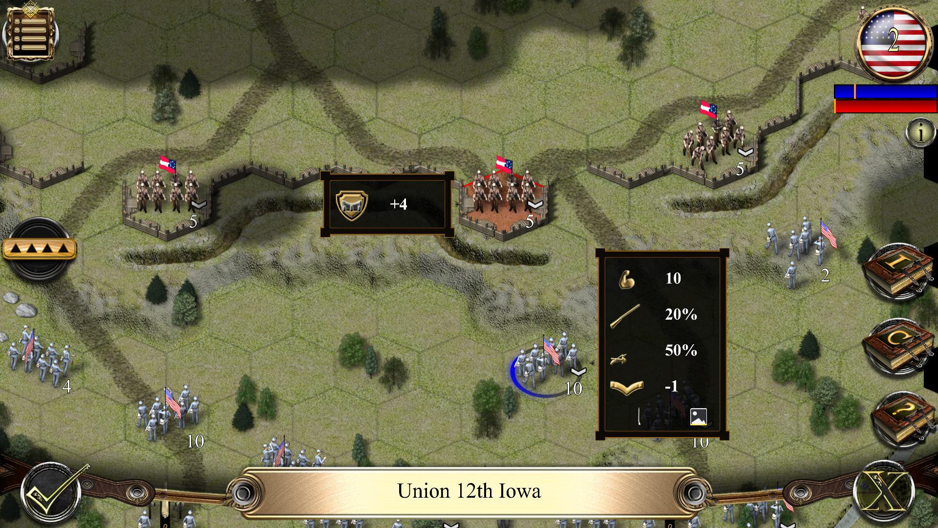 اسکرین شات 1 بازی Civil War: 1862