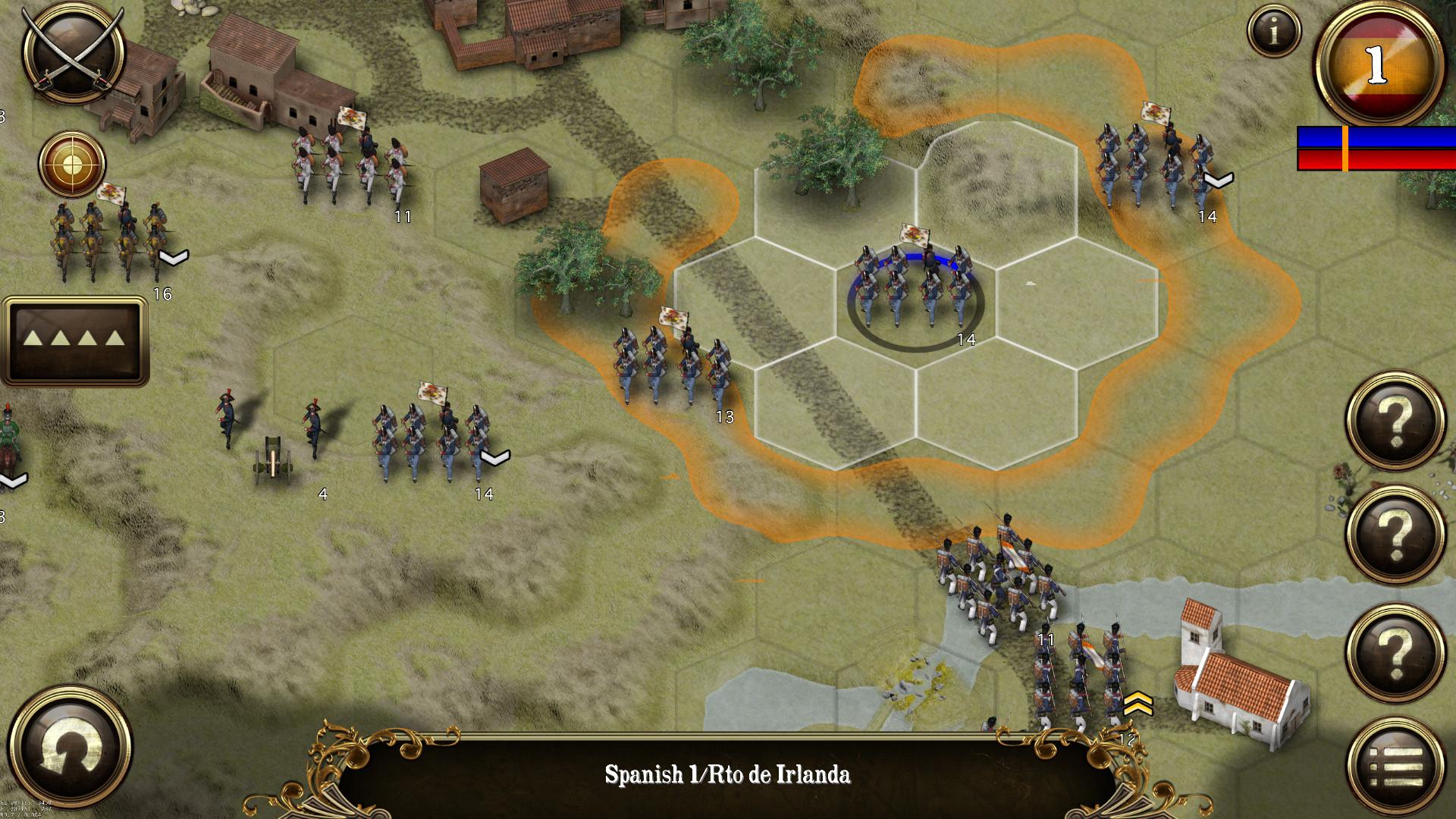 اسکرین شات 1 بازی Peninsular War Battles