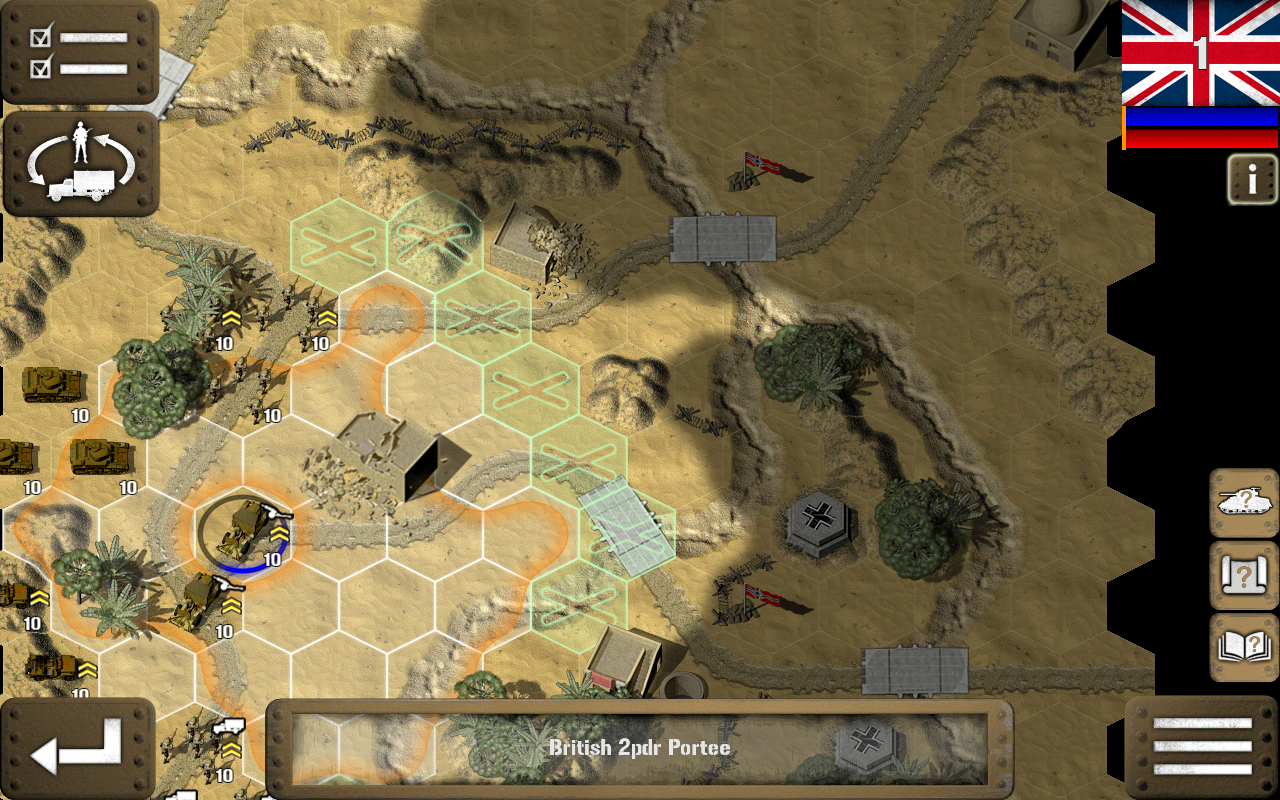 اسکرین شات 1 بازی Tank Battle: North Africa