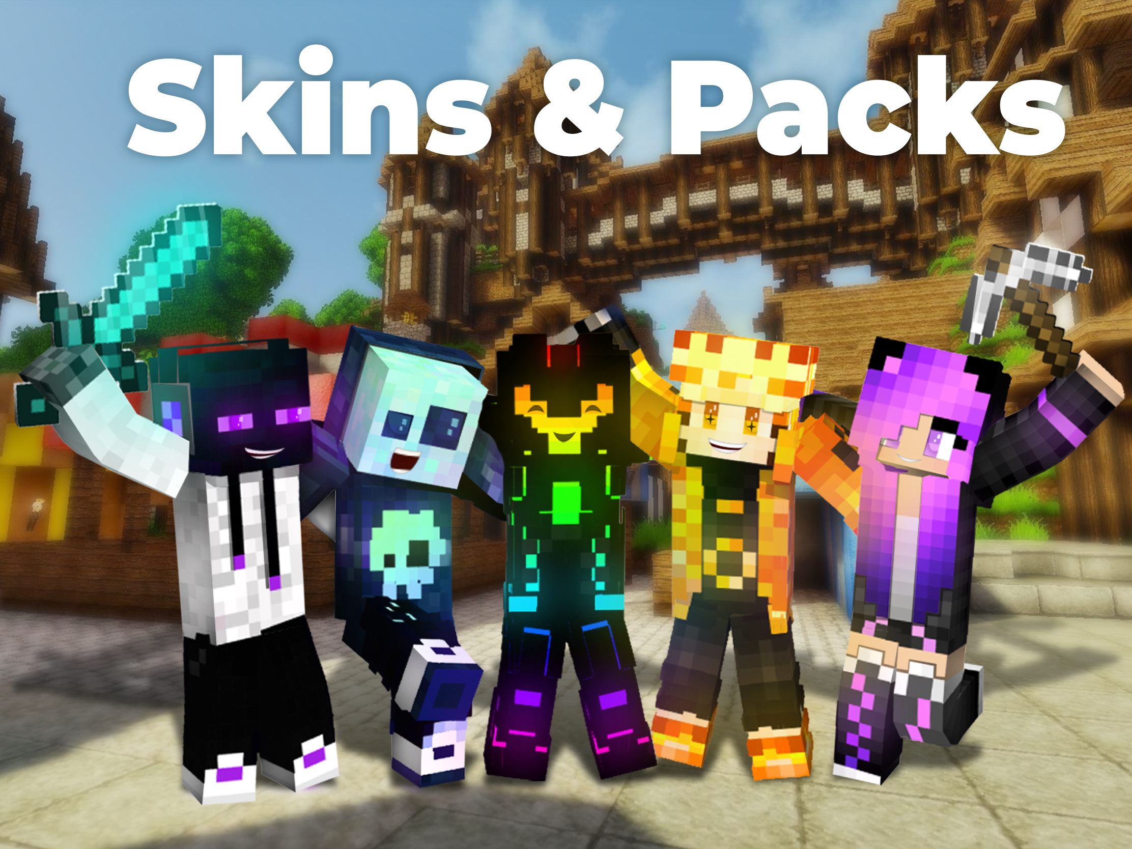 اسکرین شات 4 برنامه Mods for Minecraft: Maps, Skin