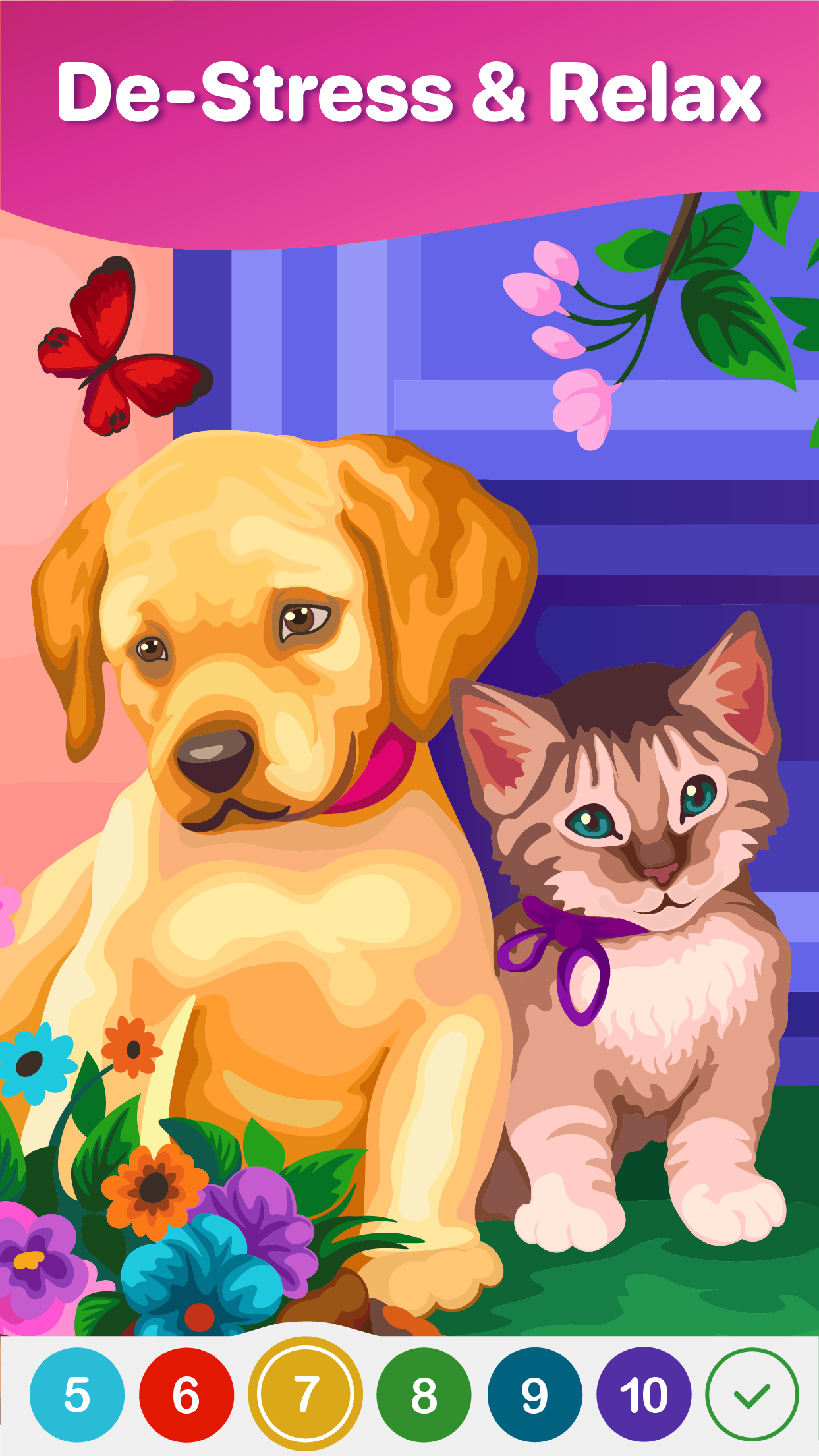 اسکرین شات 2 بازی Hey Color Paint by Number Art