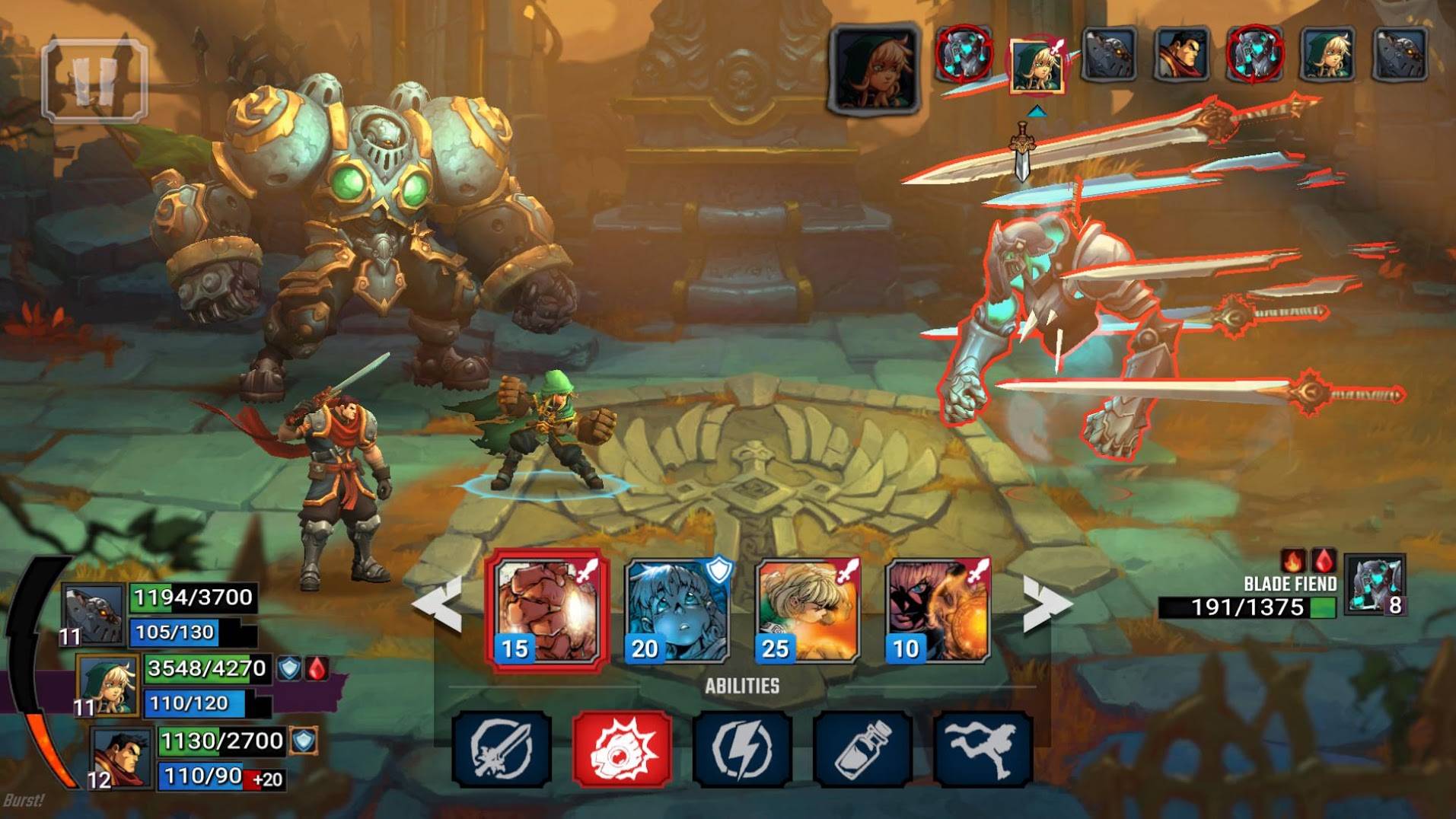 اسکرین شات 3 بازی Battle Chasers: Nightwar