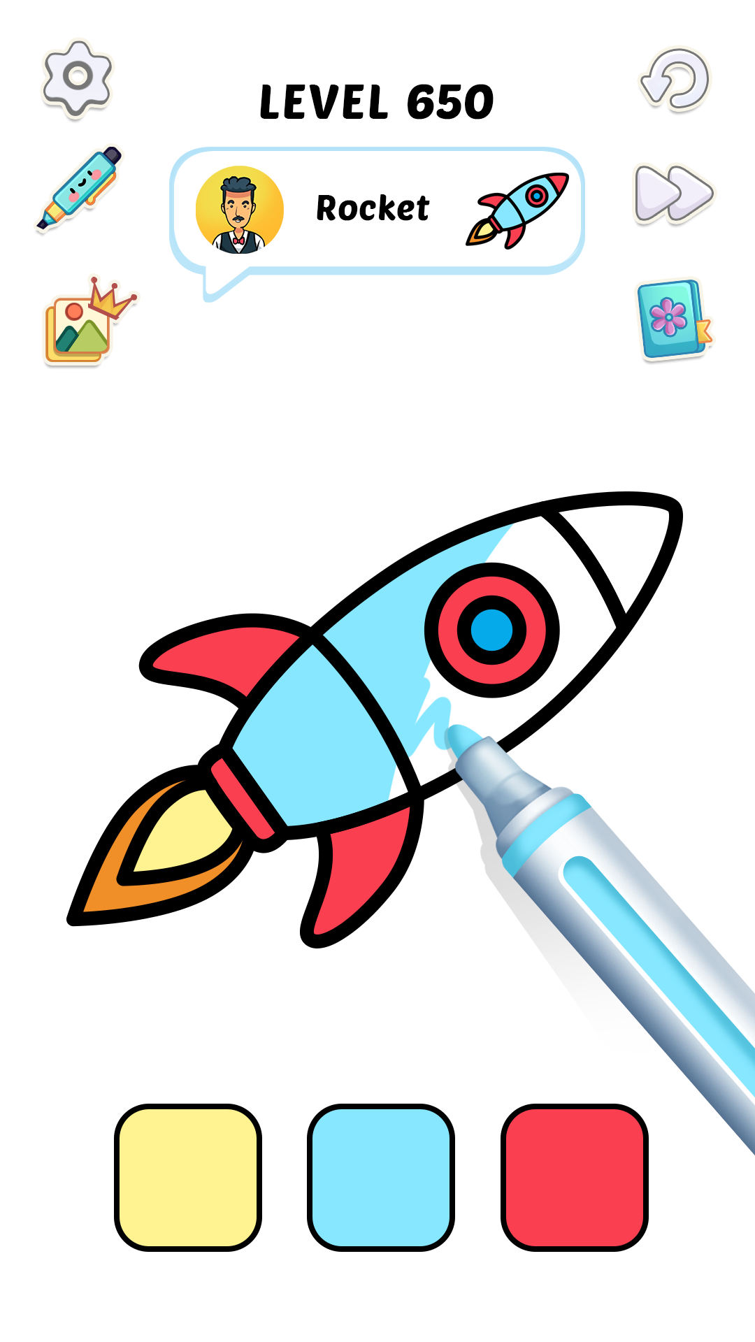 اسکرین شات 4 بازی Drawing and Coloring ASMR Game