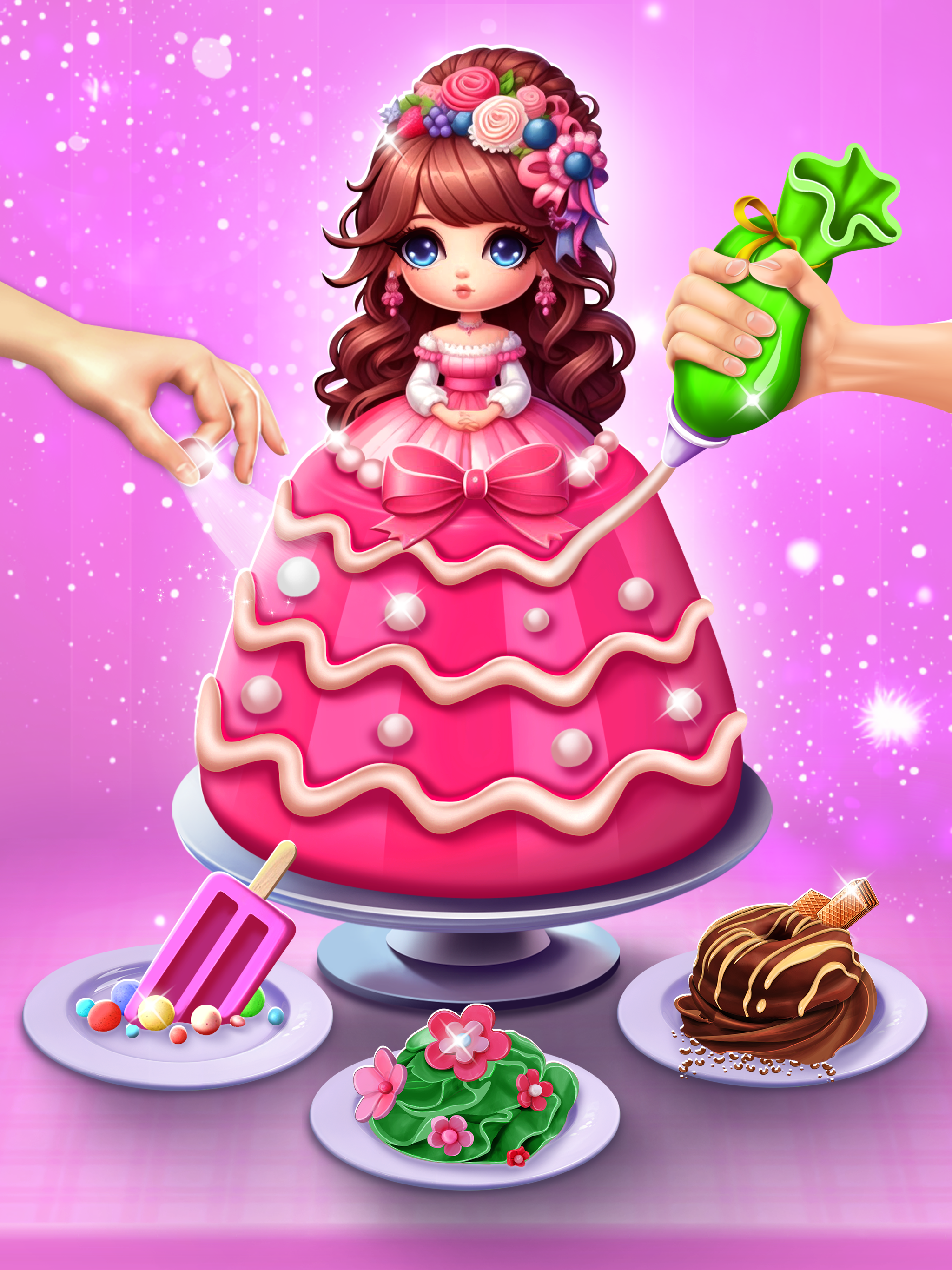 اسکرین شات 4 بازی Cake Maker DIY: Bake Cakes