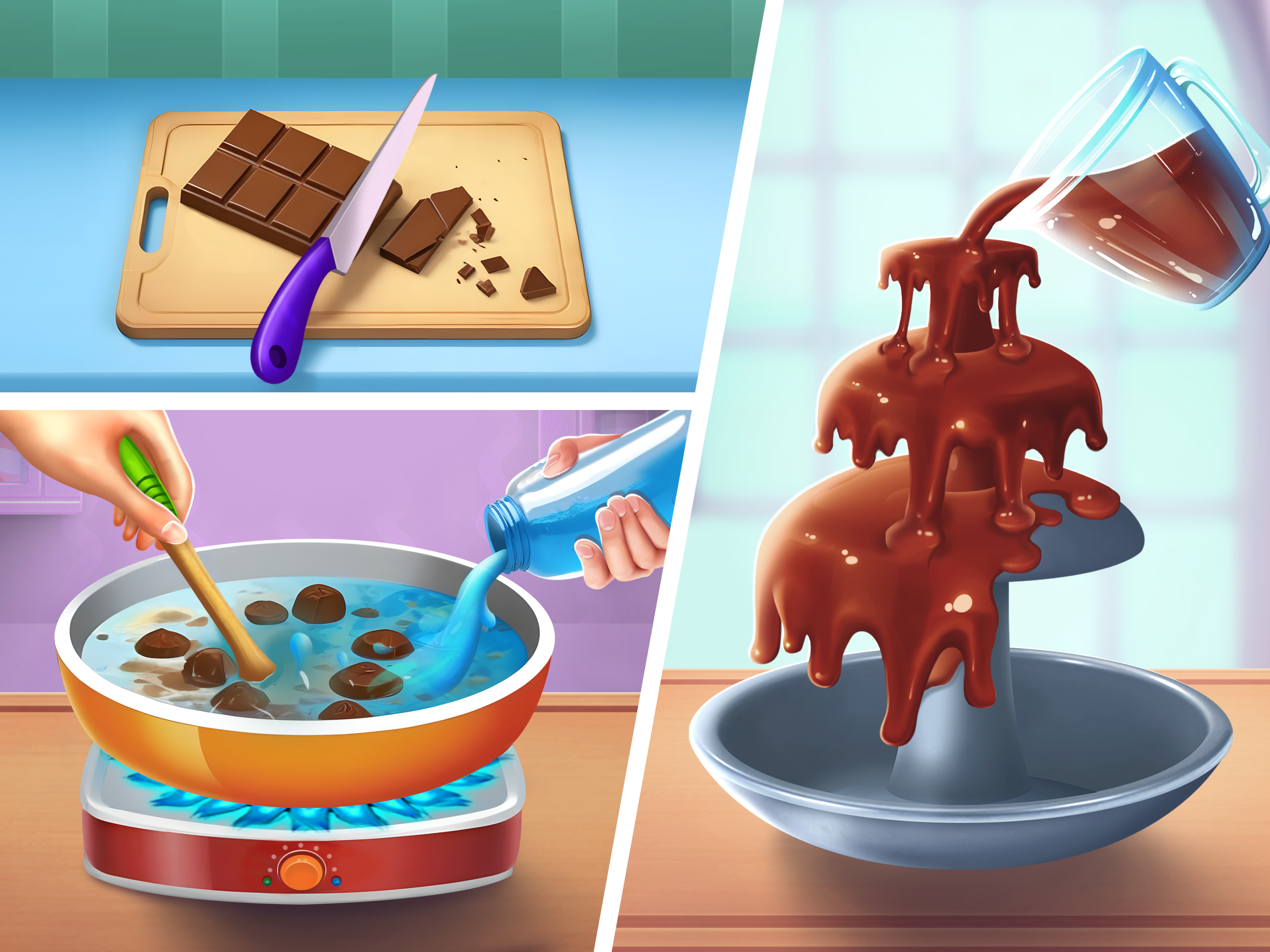 اسکرین شات 5 بازی Cake Maker DIY: Bake Cakes