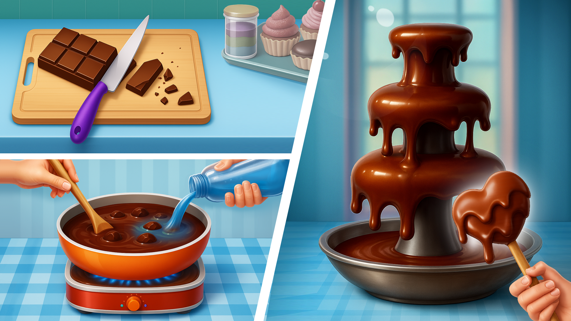 اسکرین شات 3 بازی Cake Maker DIY: Baking Games