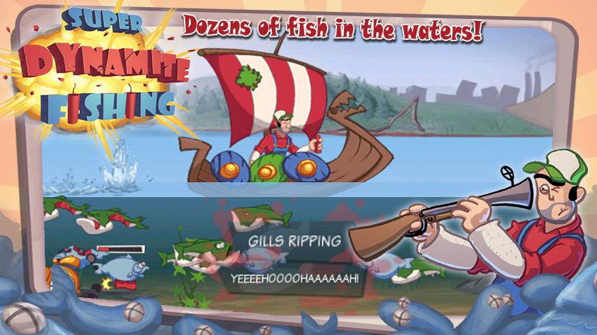 اسکرین شات 3 بازی Super Dynamite Fishing