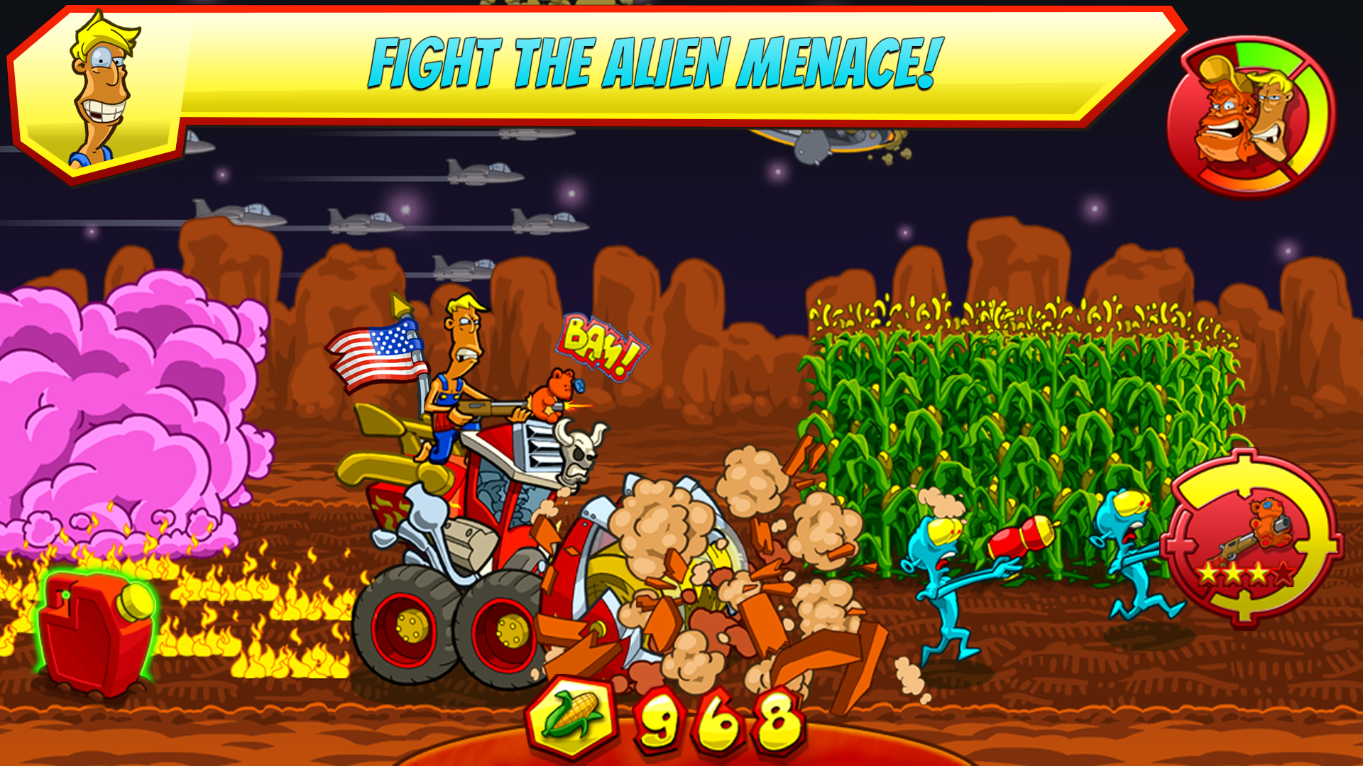 اسکرین شات 4 بازی Farm Invasion USA