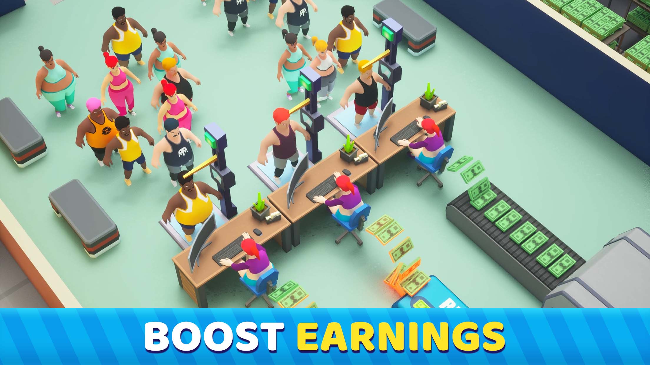 اسکرین شات 2 بازی Fitness Club Tycoon